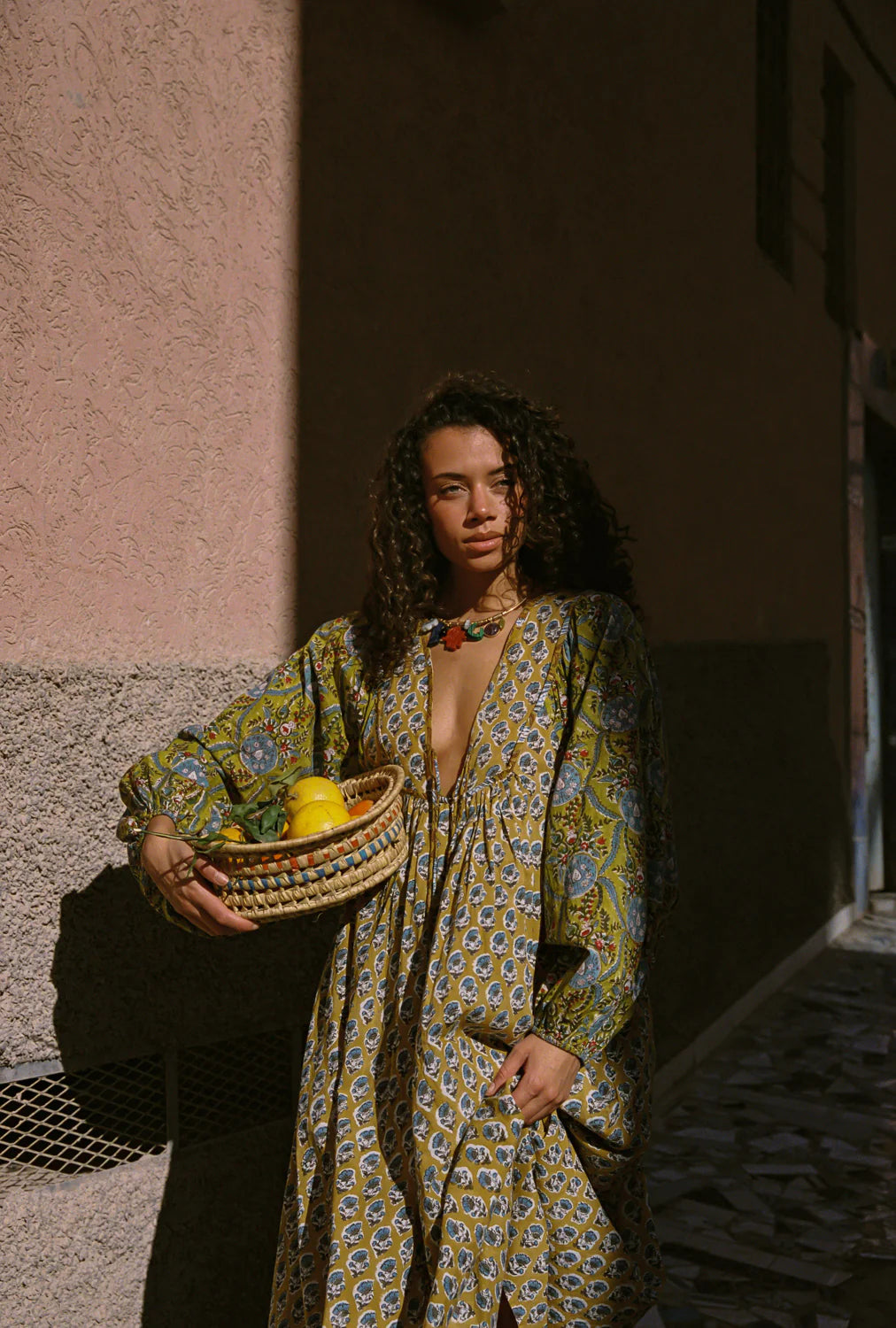 Kinga Csilla | Zoya Block Print Marrakech Dress
