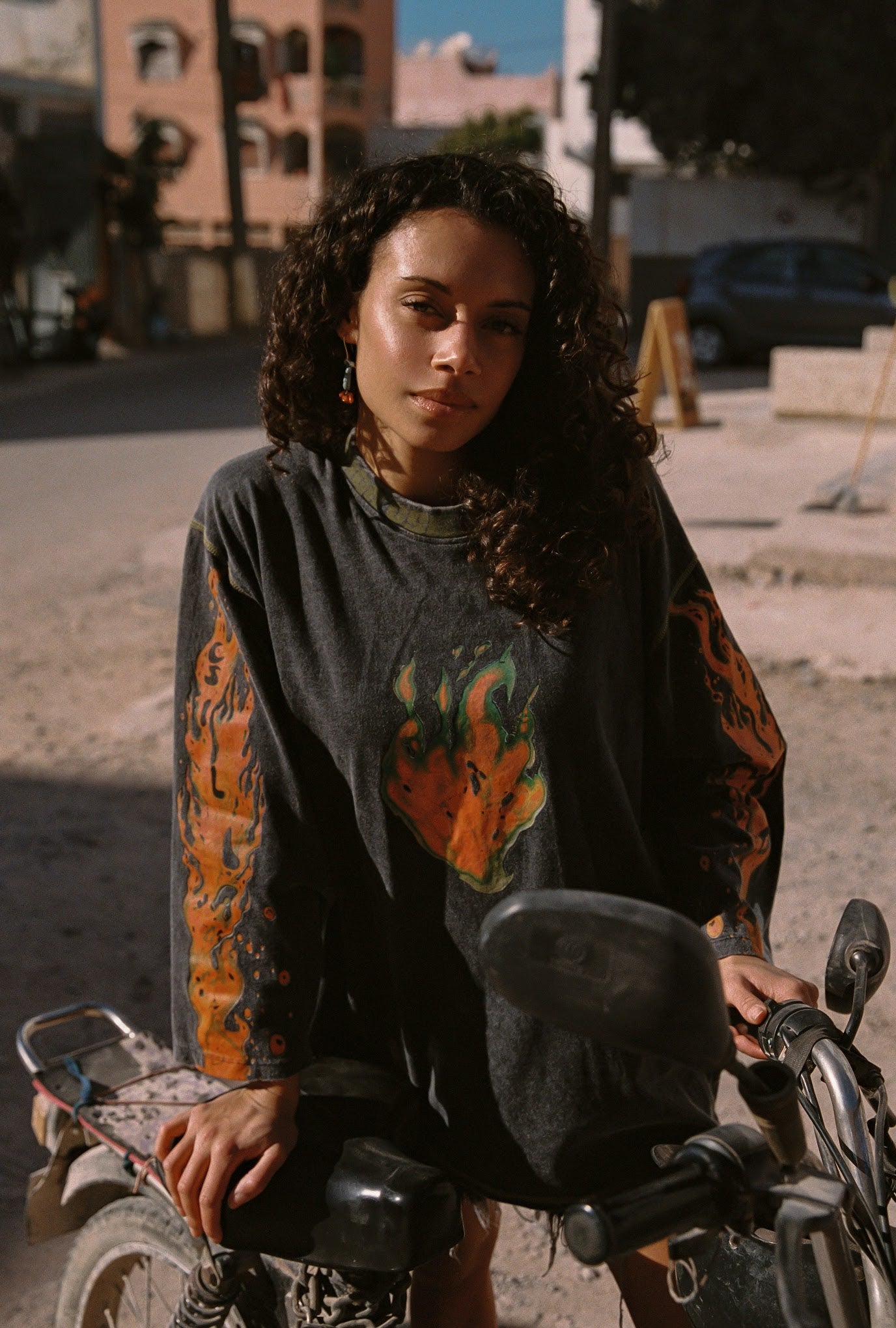 Kinga Csilla | Flaming Heart Tommy Tee