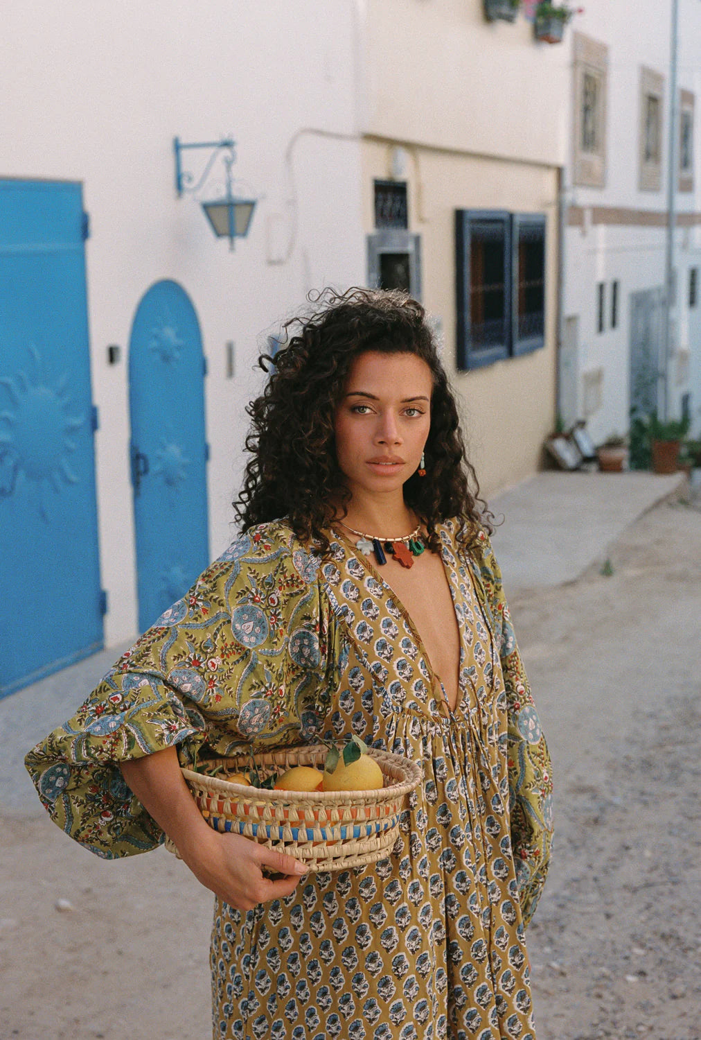 Kinga Csilla | Zoya Block Print Marrakech Dress