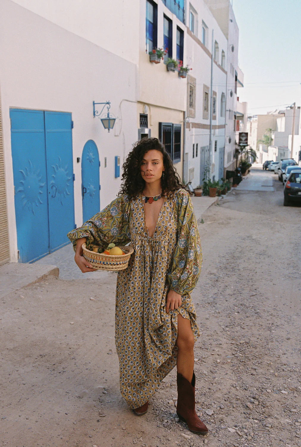 Kinga Csilla | Zoya Block Print Marrakech Dress