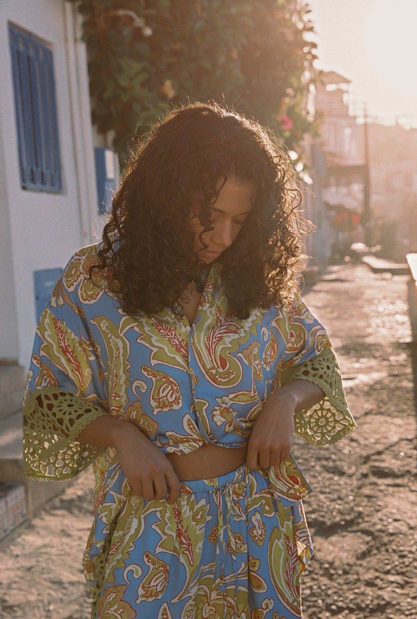 Kinga Csilla | Blue Miller Liu Blouse