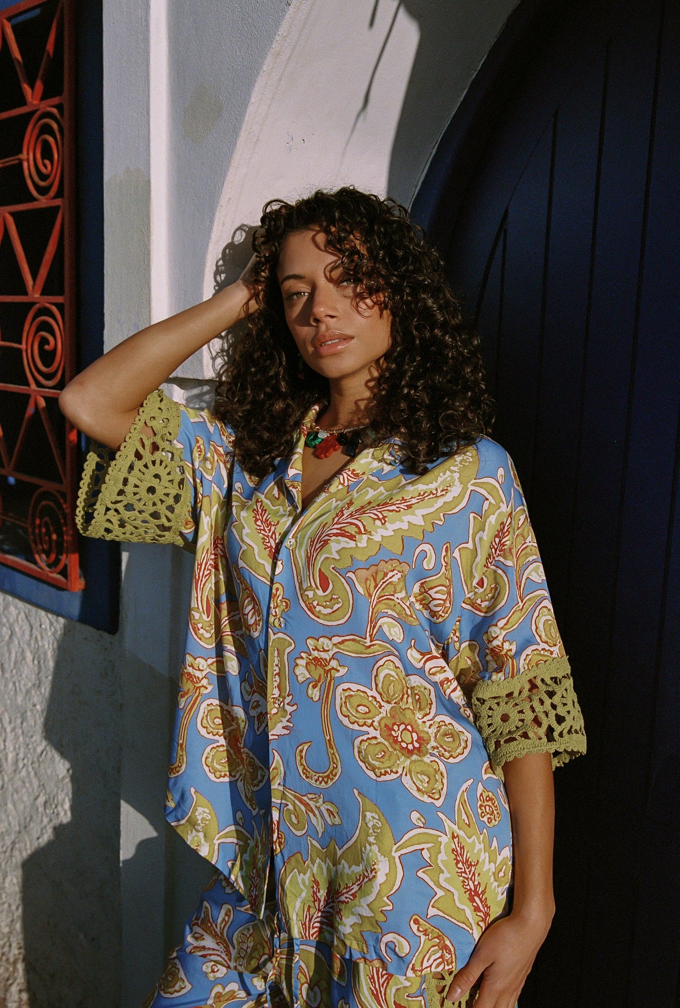 Kinga Csilla | Blue Miller Liu Blouse