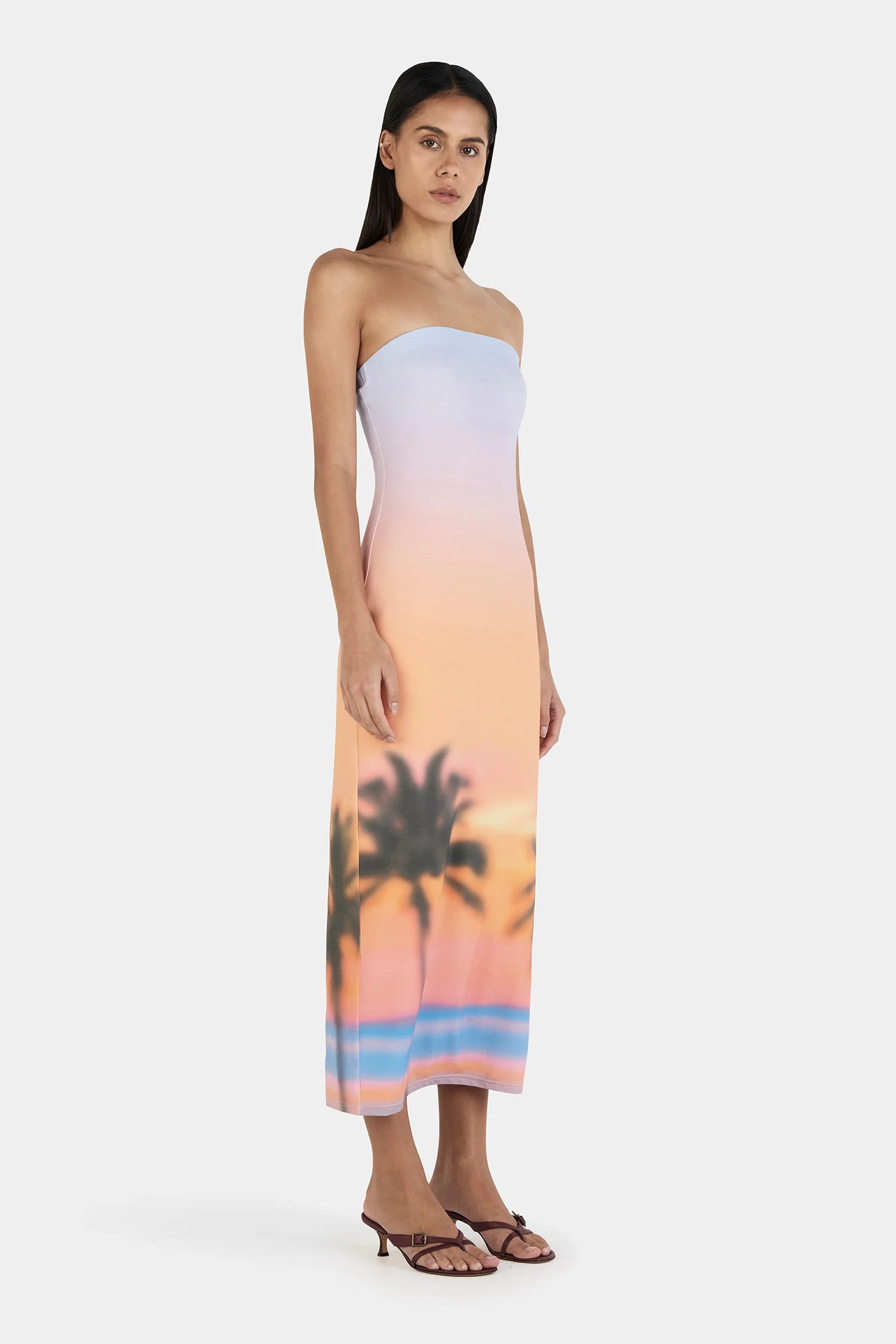 Ownley | Niamh Maxi Dress - Sunset Boulevard