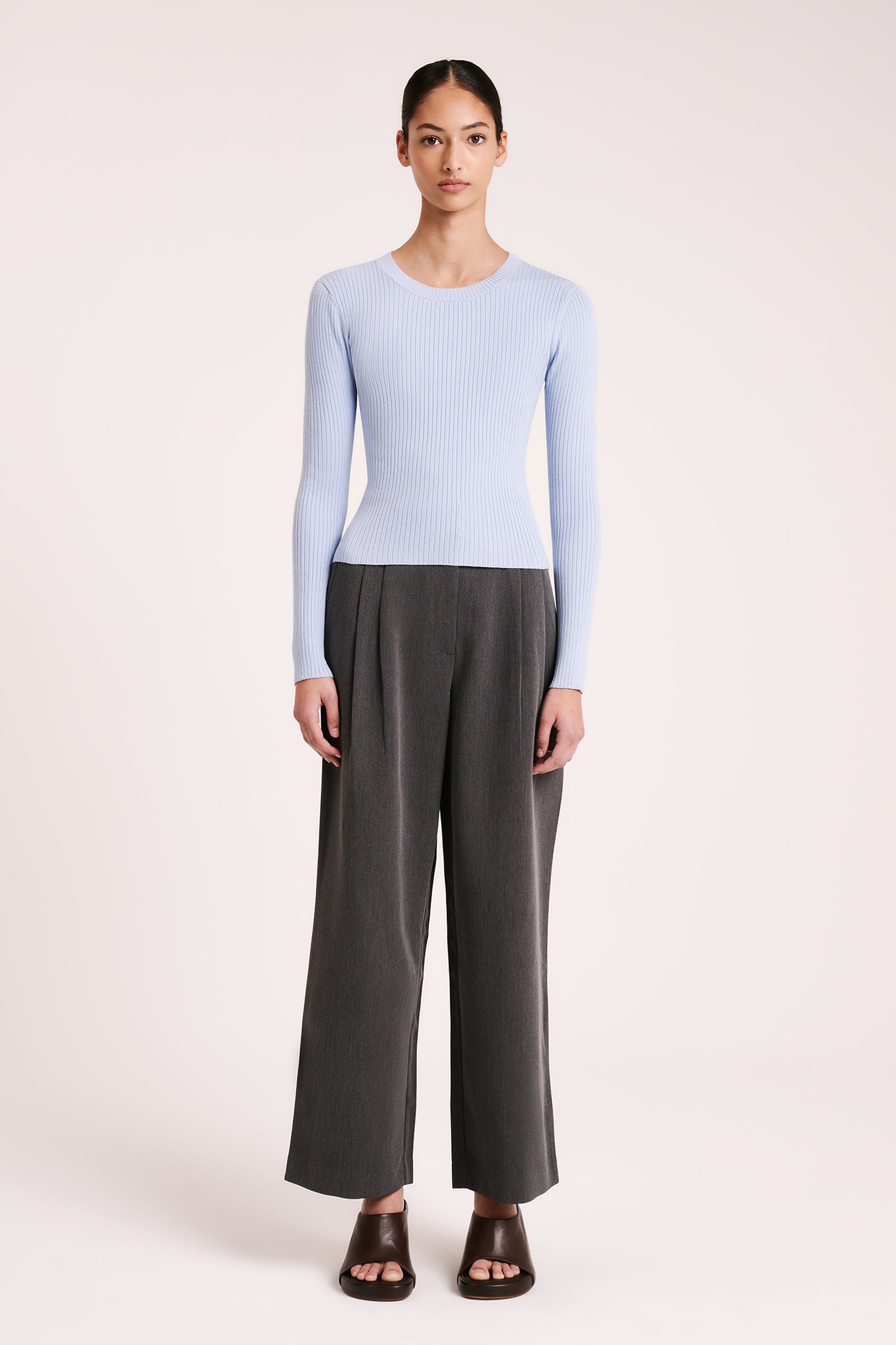 Nude Lucy | Nude Classic Knit - Mineral Blue