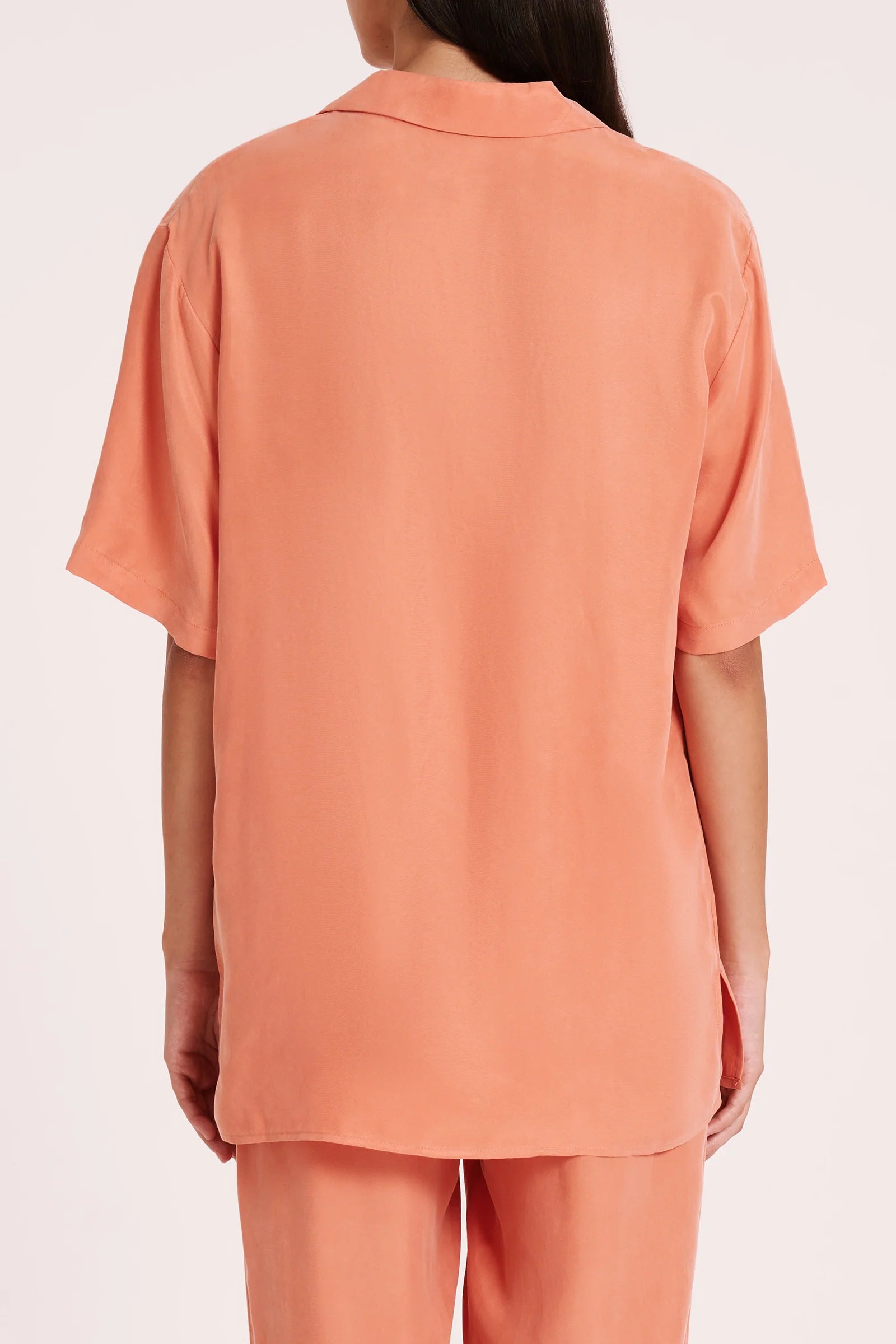 Nude Lucy | Lucia Cupro Shirt - Watermelon