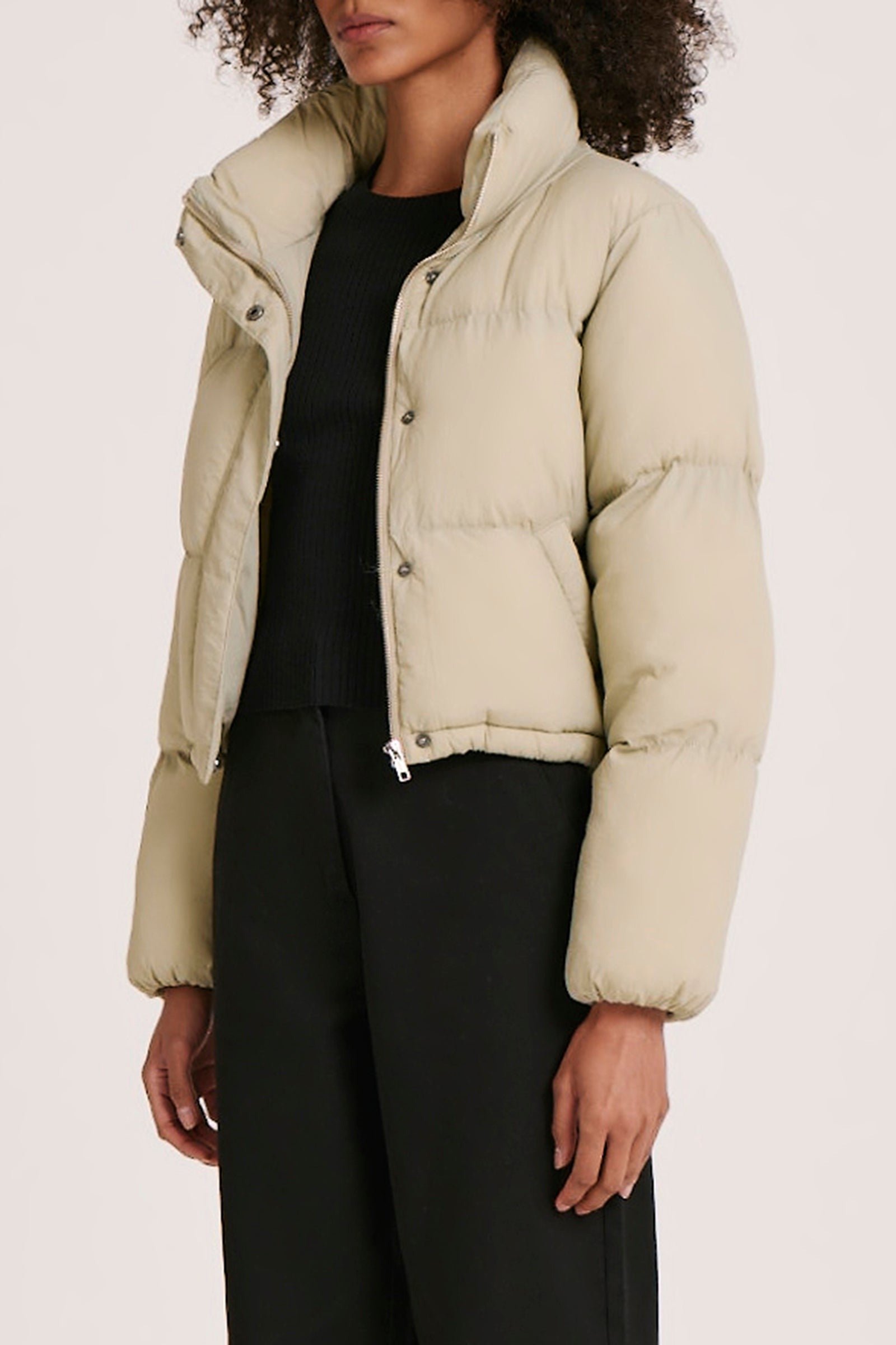 Nude Lucy | Topher Puffer Jacket  - Cucumber