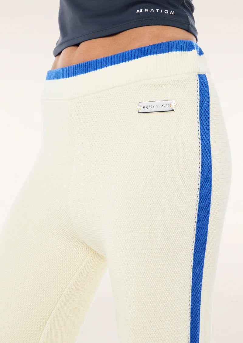 PE Nation | Odyssey Knit Pant - Whisper White