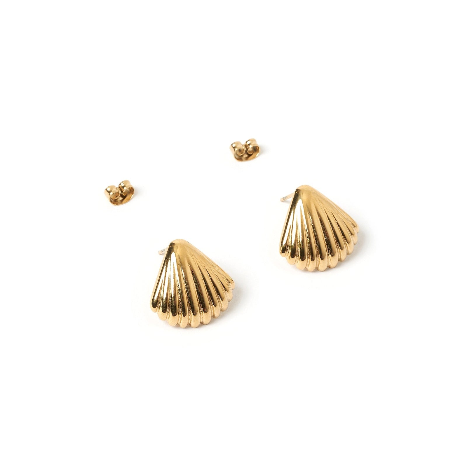 Arms Of Eve | Perla Gold Shell Earrings