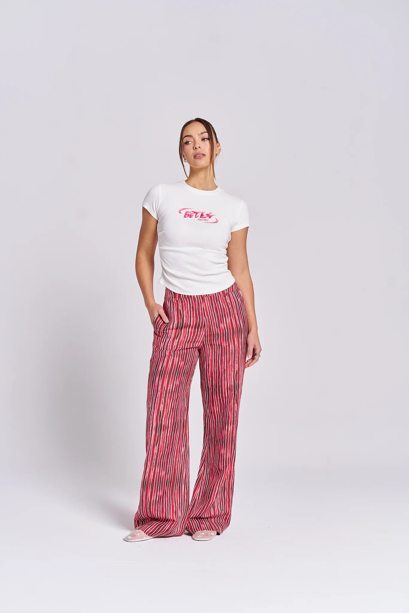 Maku The Label | Pomegranate Linen Pants