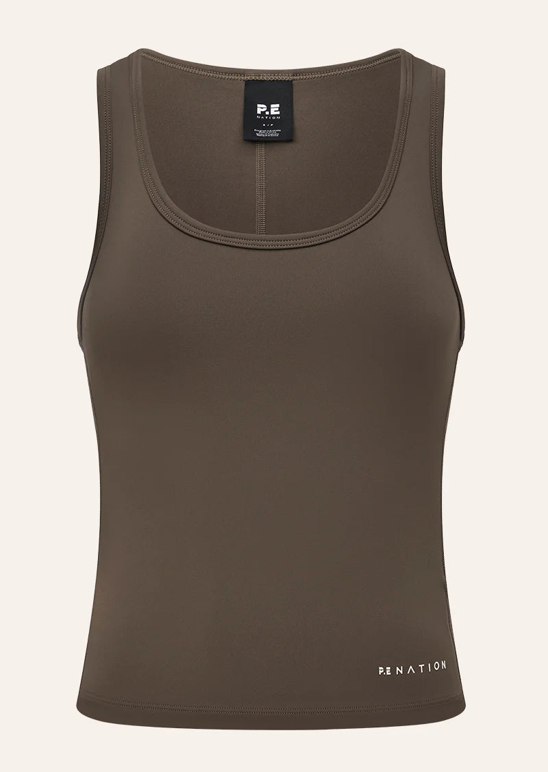 PE Nation | Refine Scoop Tank - Dark Olive