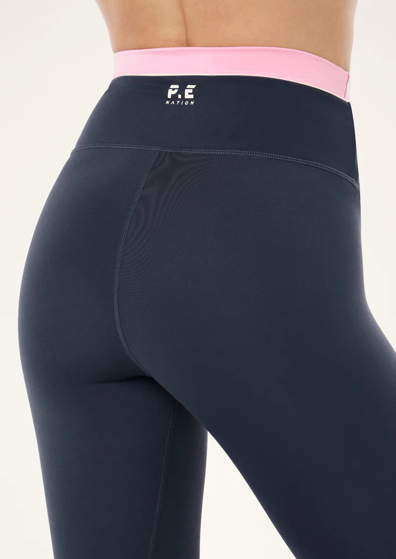 PE Nation | Reflect Full Length Legging - Marine Blue