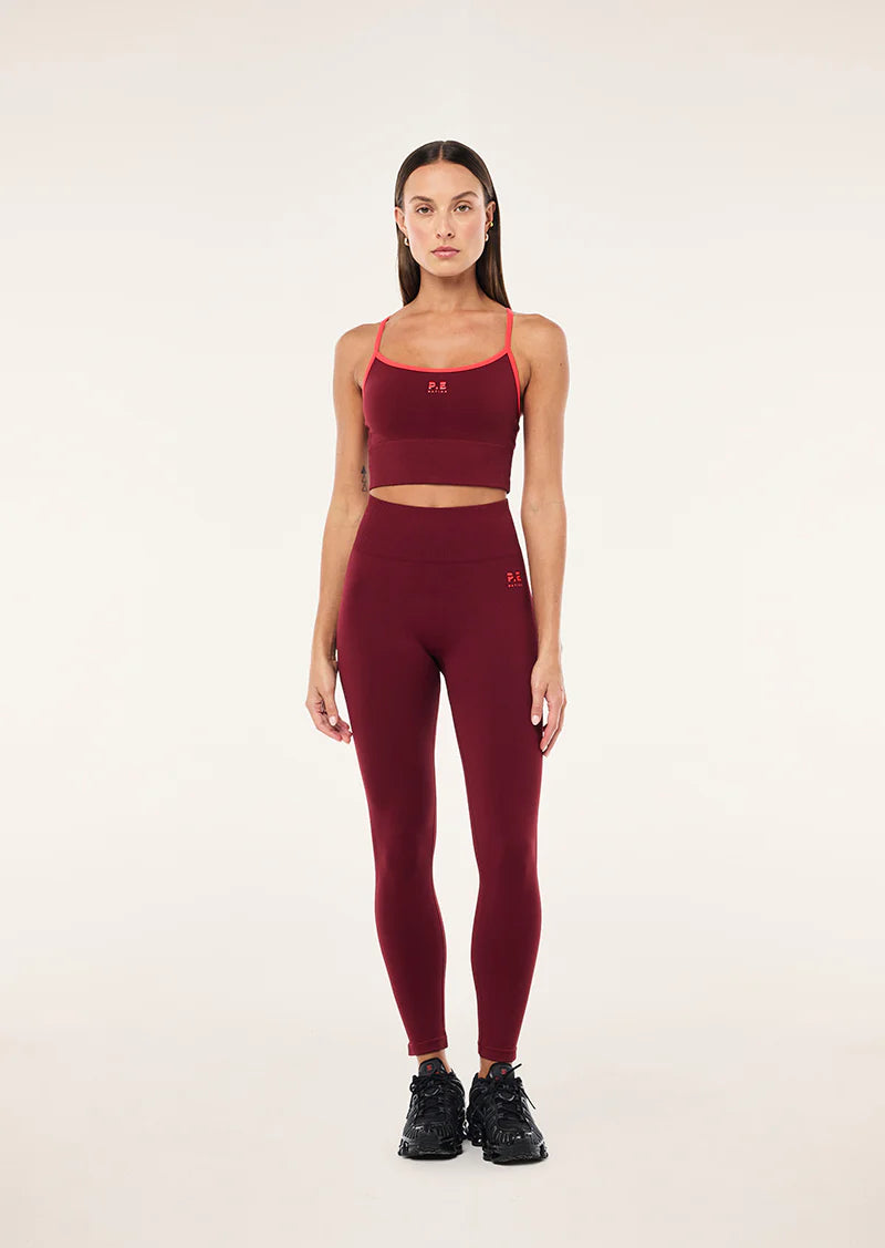 PE Nation | Release Seamless Tank - Cabernet/Strawberry