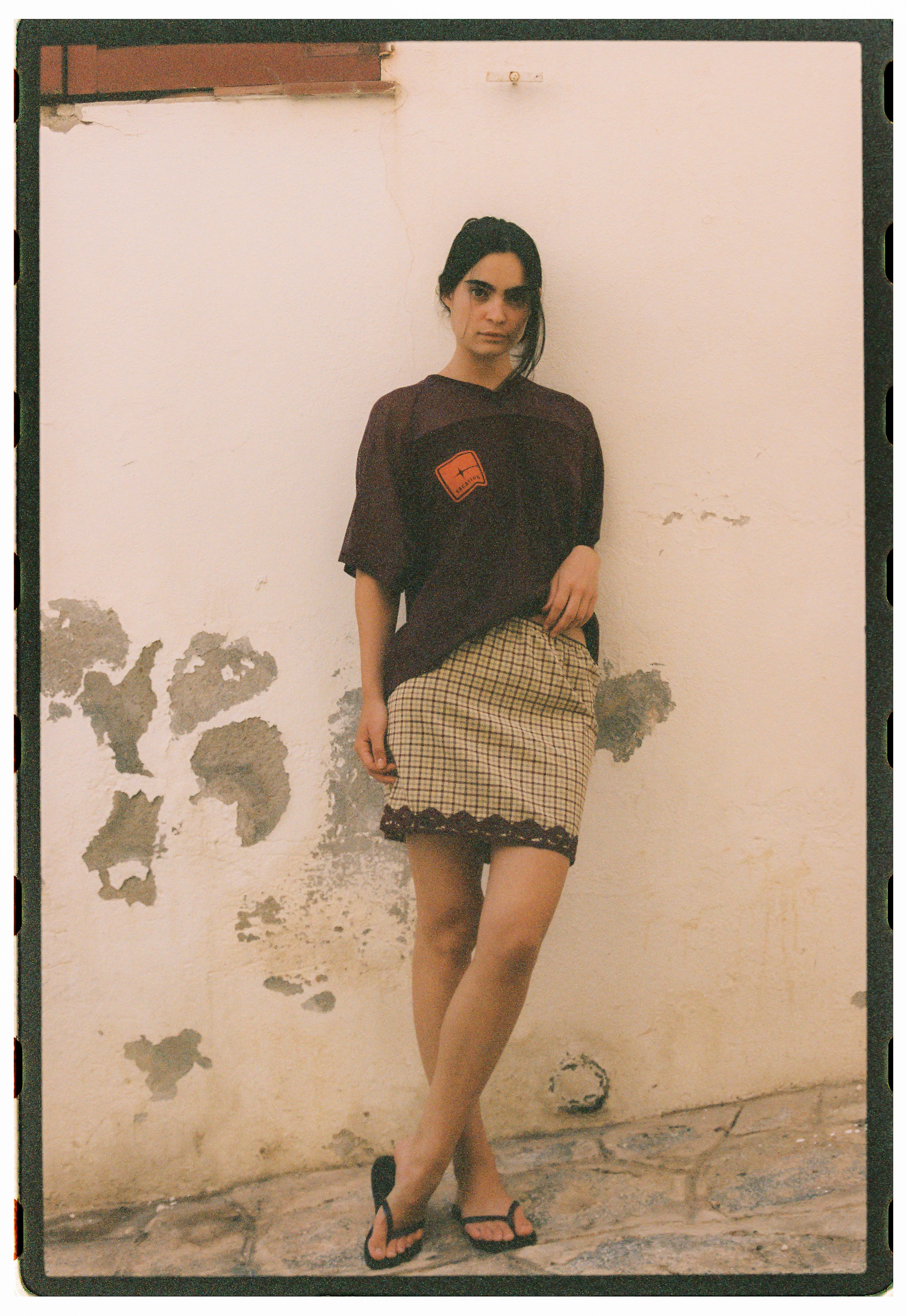 Ciao Ciao Vacation | Rix Mesh Raglan Crop Tee