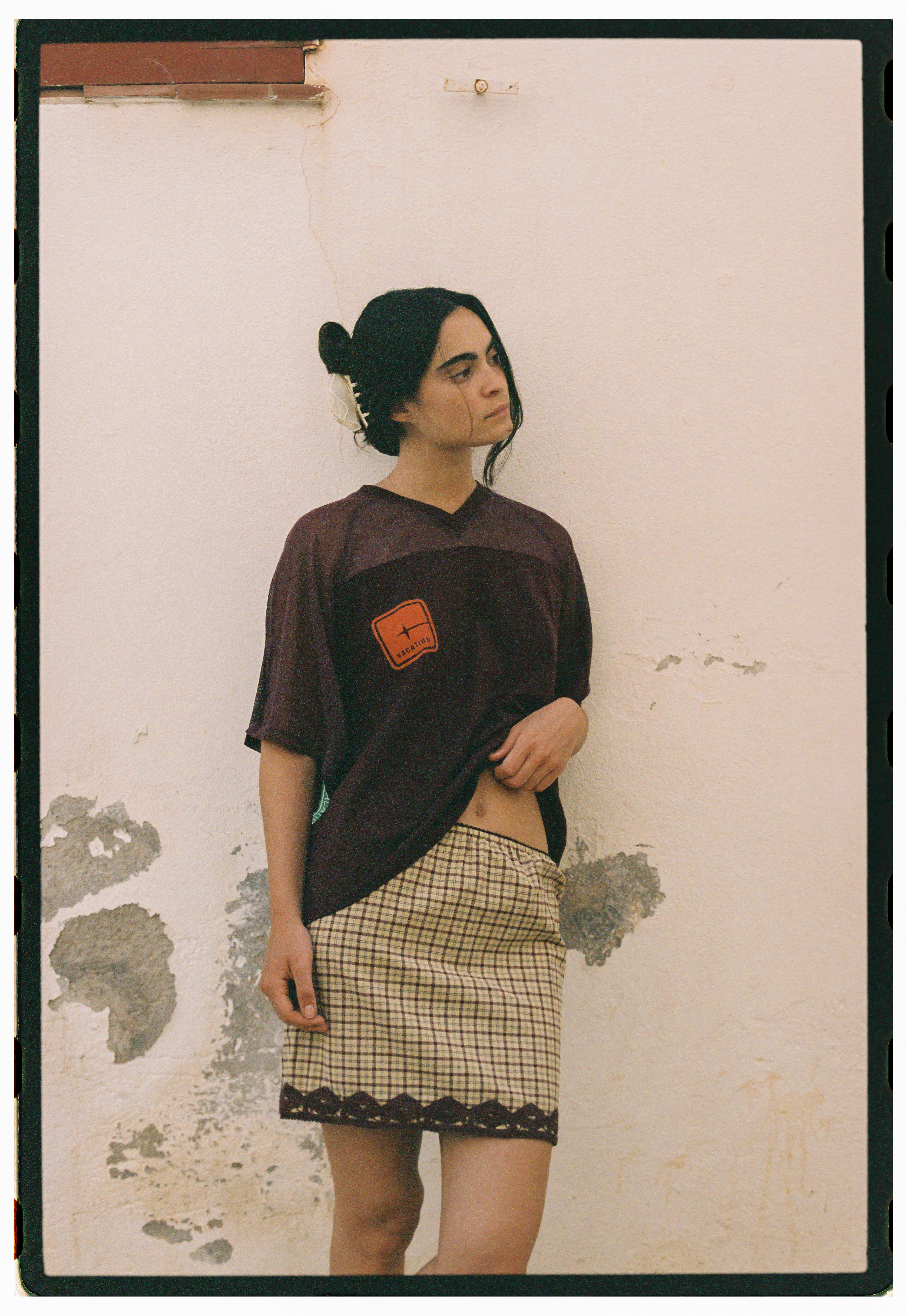 Ciao Ciao Vacation | Rix Mesh Raglan Crop Tee