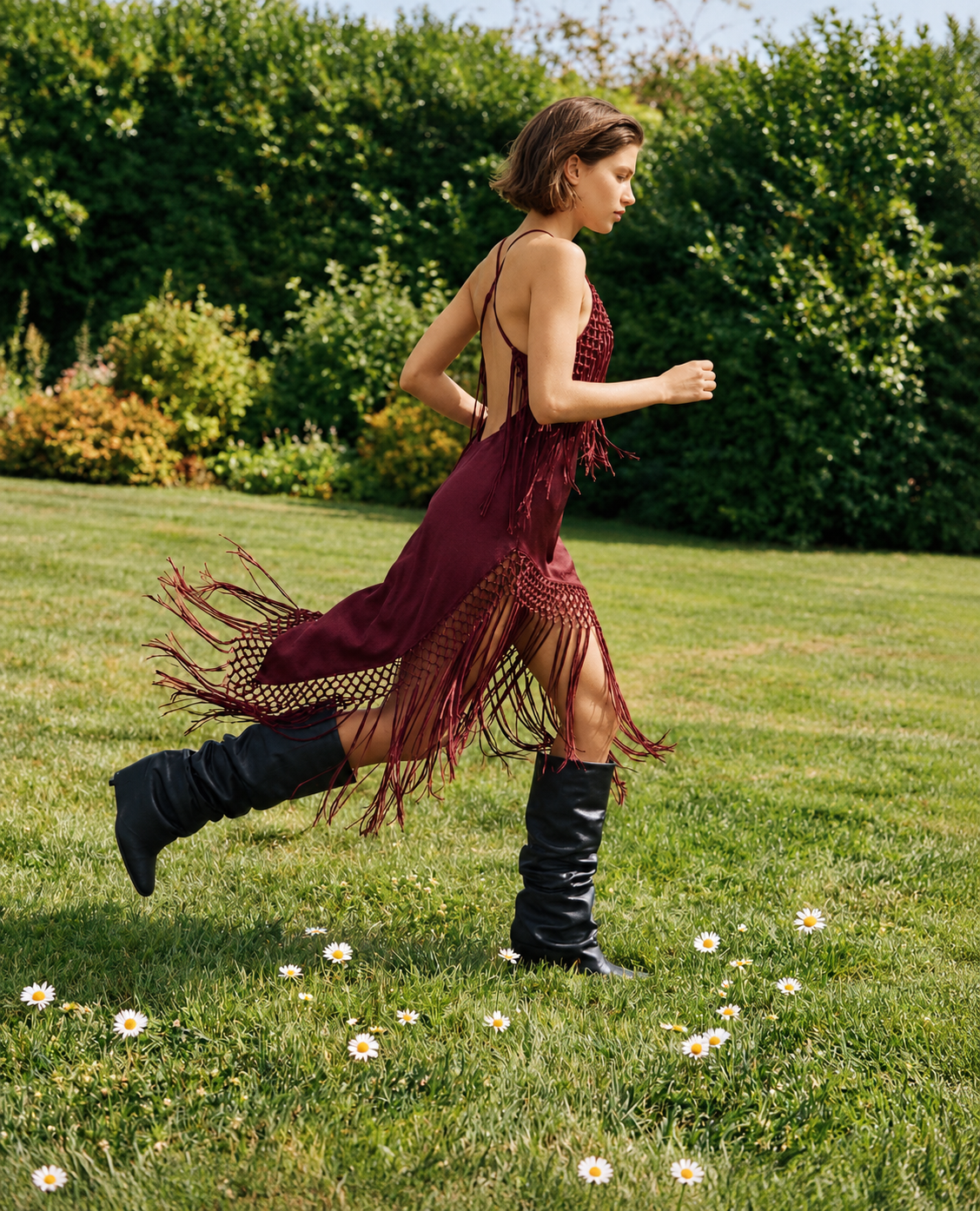 Hansen & Gretel | Valencia Dress - Wine