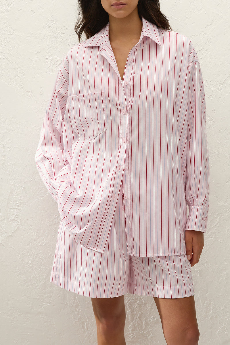 Faithfull The Brand | Angelo Shirt - Fiori Stripe Palazzo