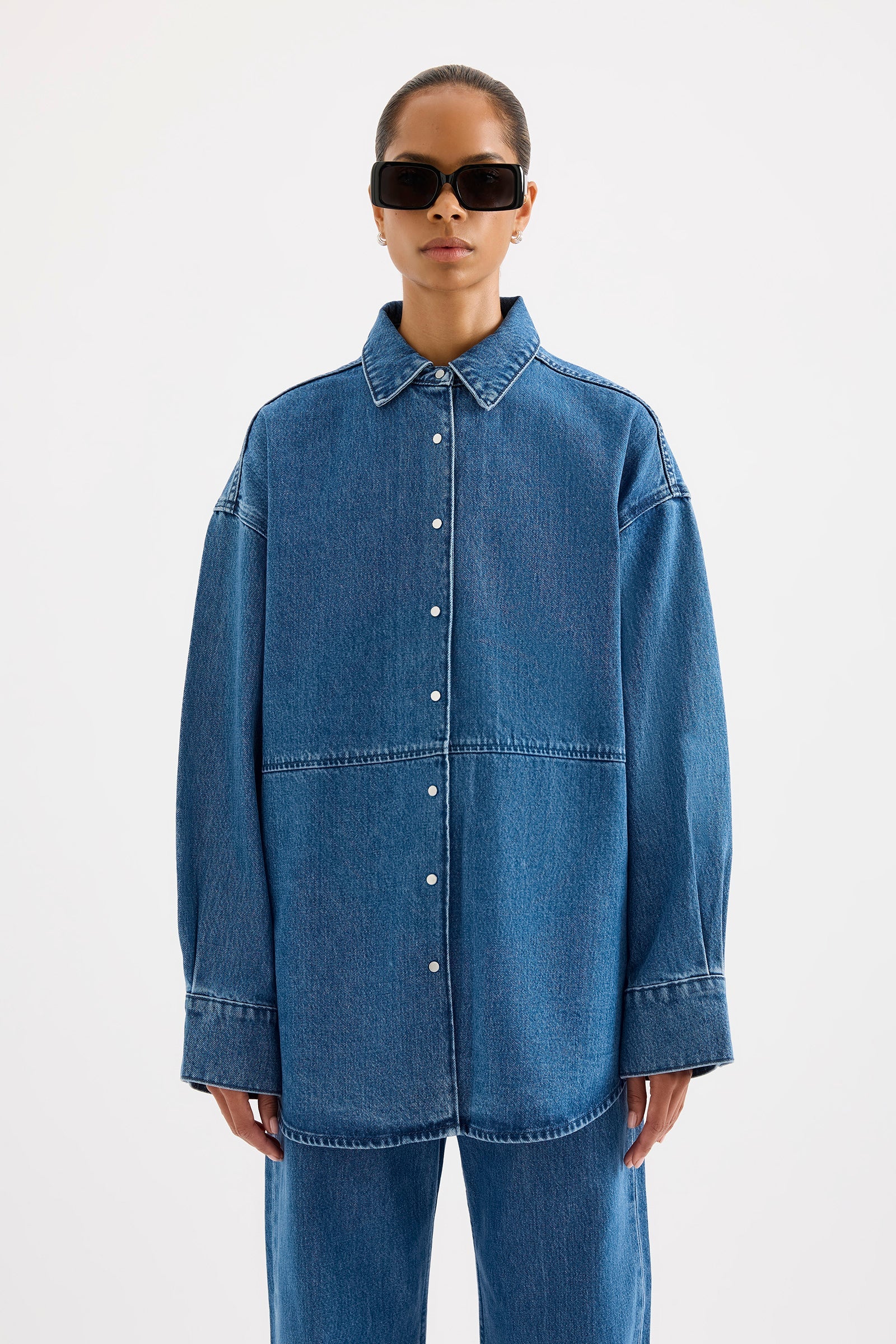 Nude Lucy | Otis Organic Denim Jacket - Fresh Blue