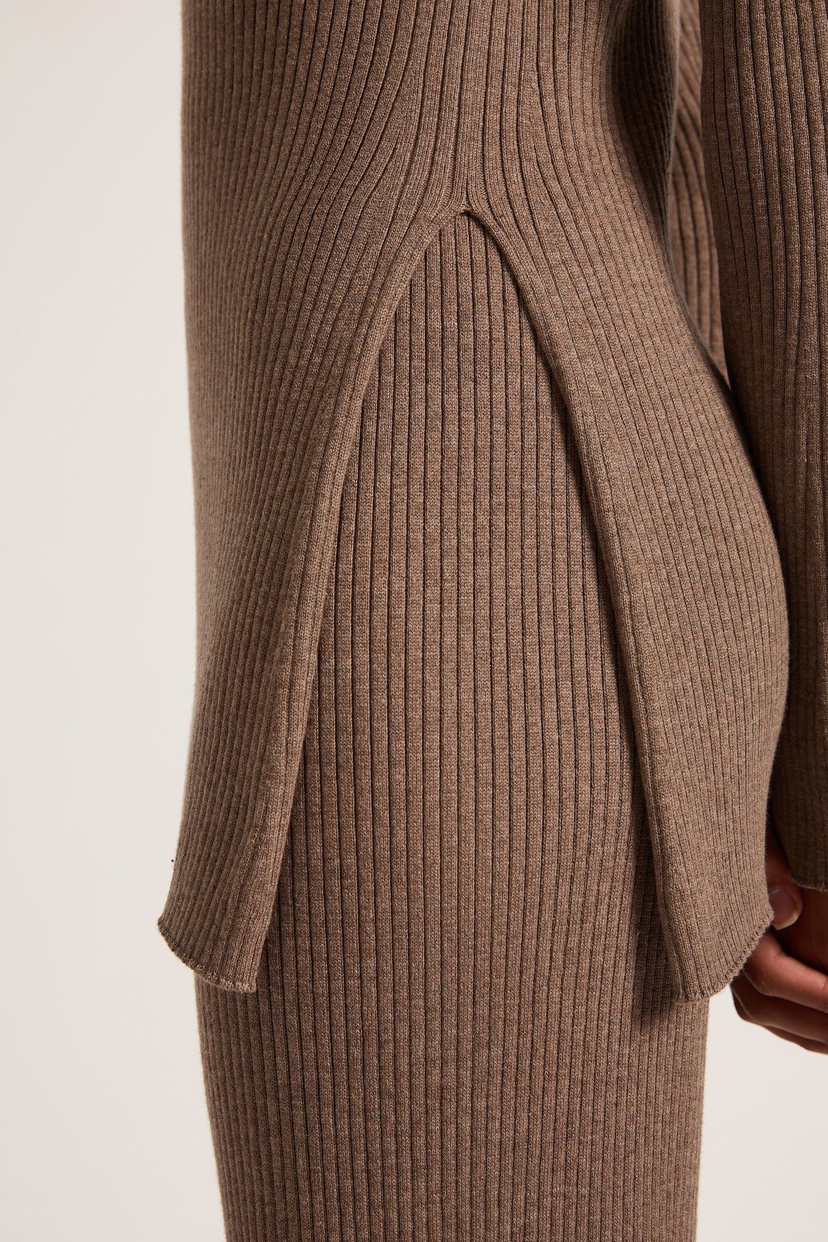 Nude Lucy | Malo Knit Tunic - Mocha