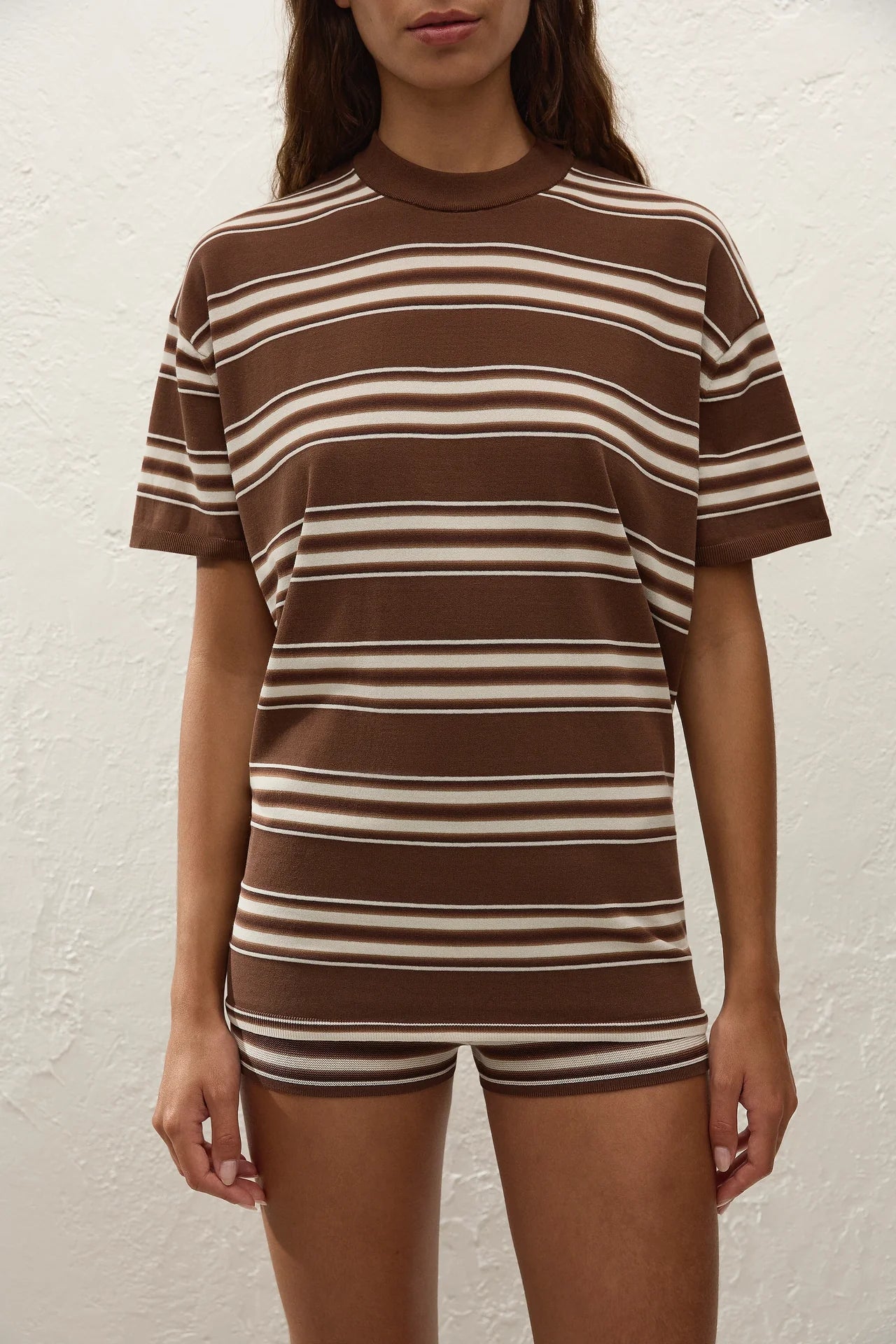 Faithfull The Label | Le Paz Top - Ombre Stripe Macro Carob