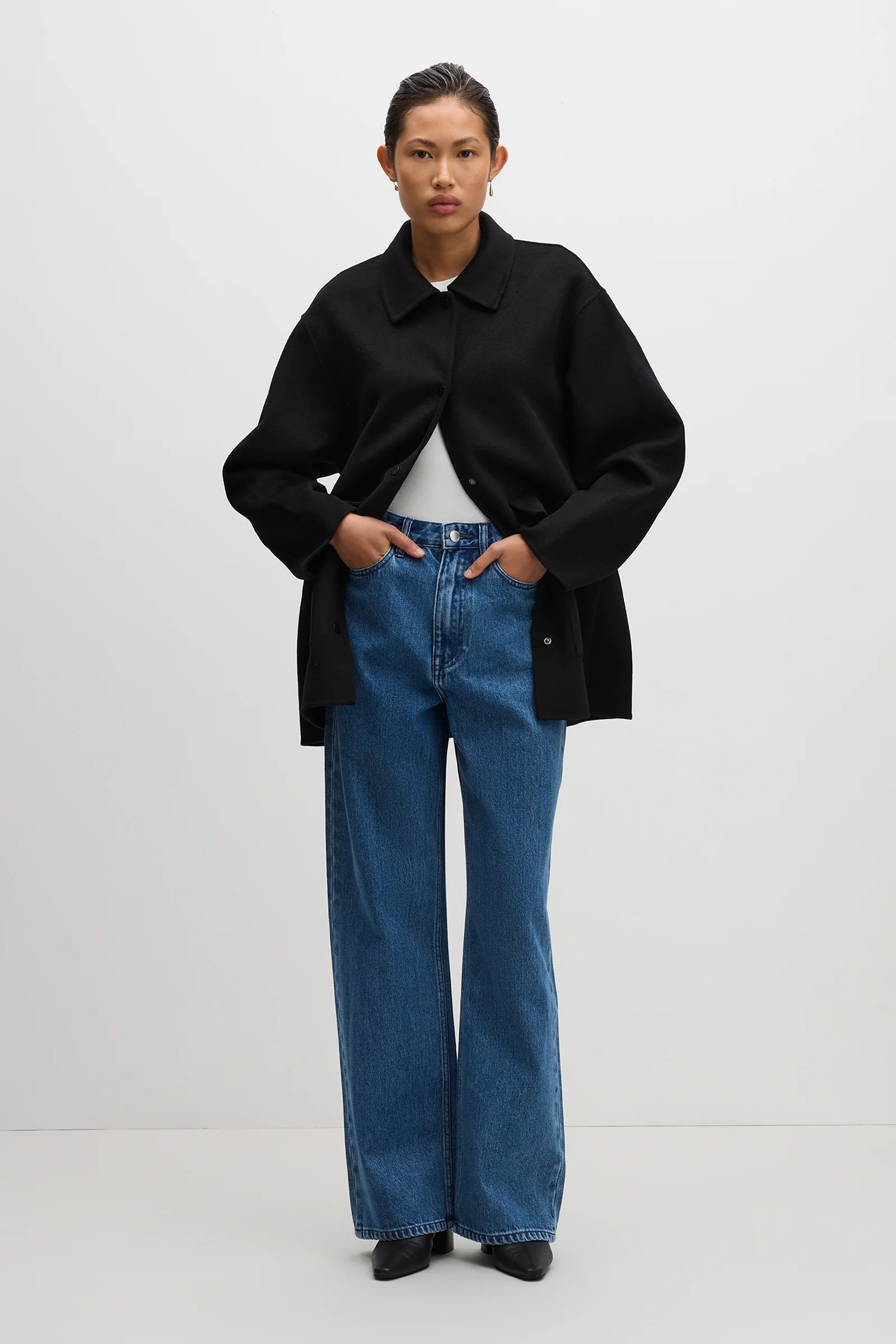 Nude Lucy | Levi Wool Coat - Black