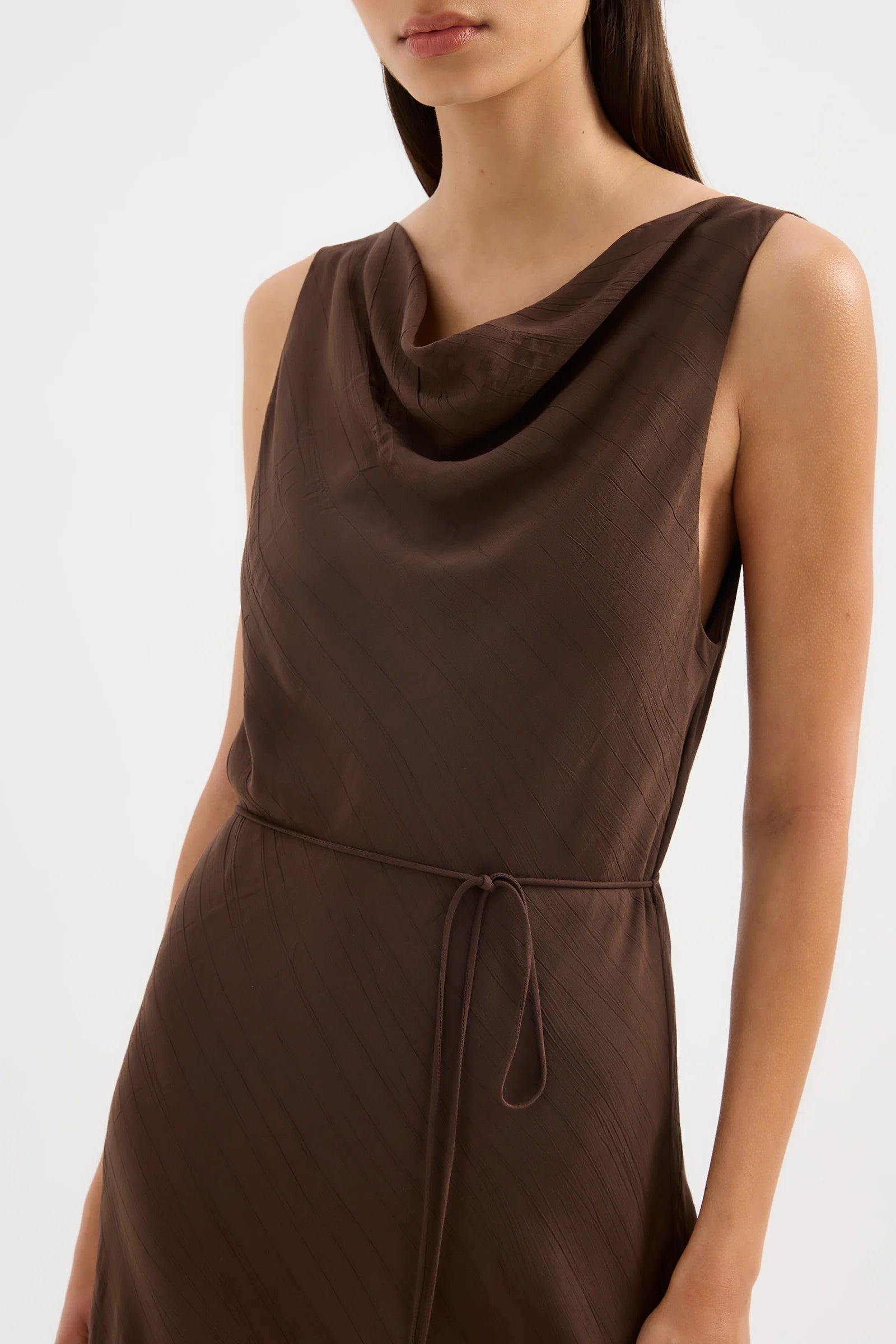 Nude Lucy | Serine Maxi Dress - Chocolate