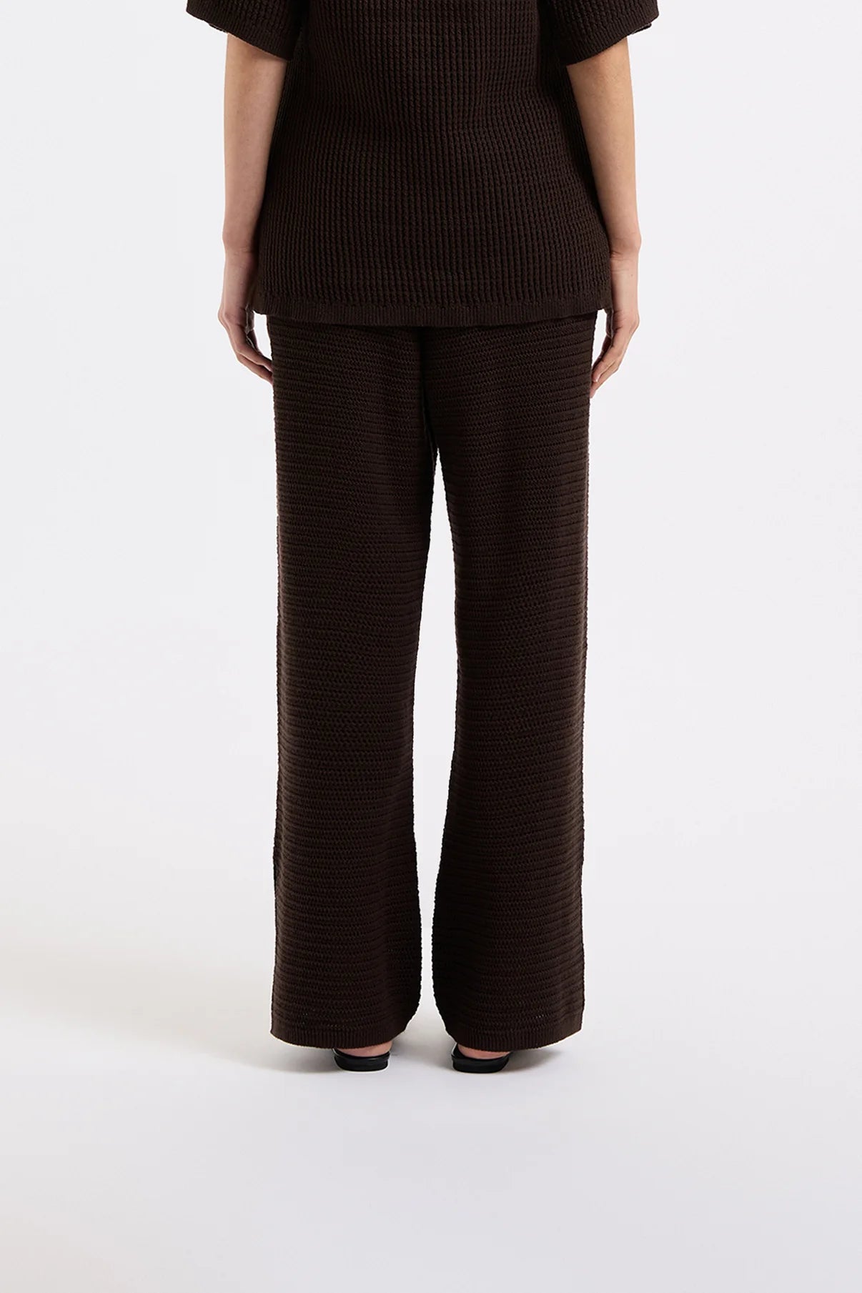 Nude Lucy | Willow Crochet Pant - Espresso