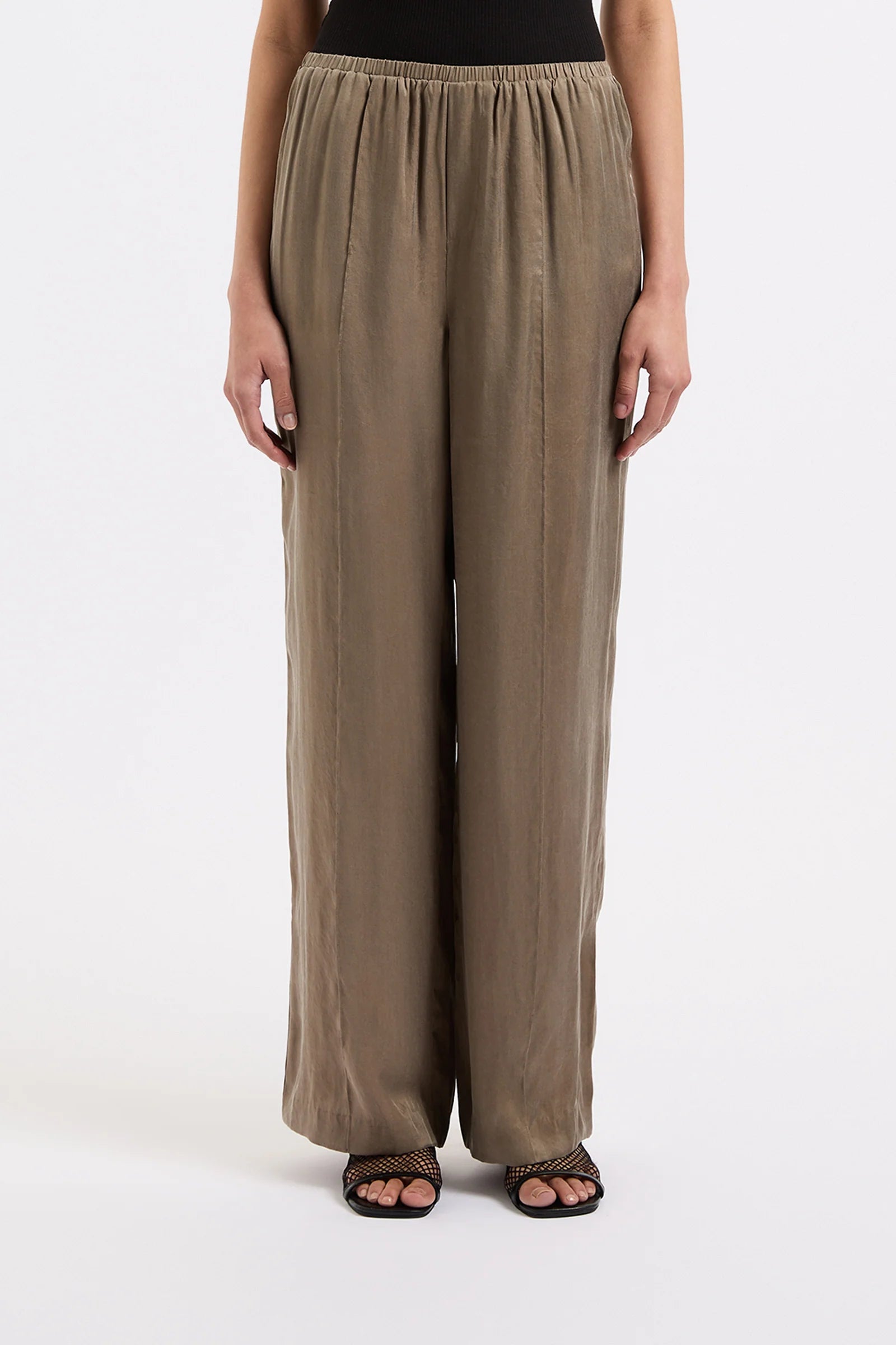 Nude Lucy | Seshni Tencel Pant - Chestnut