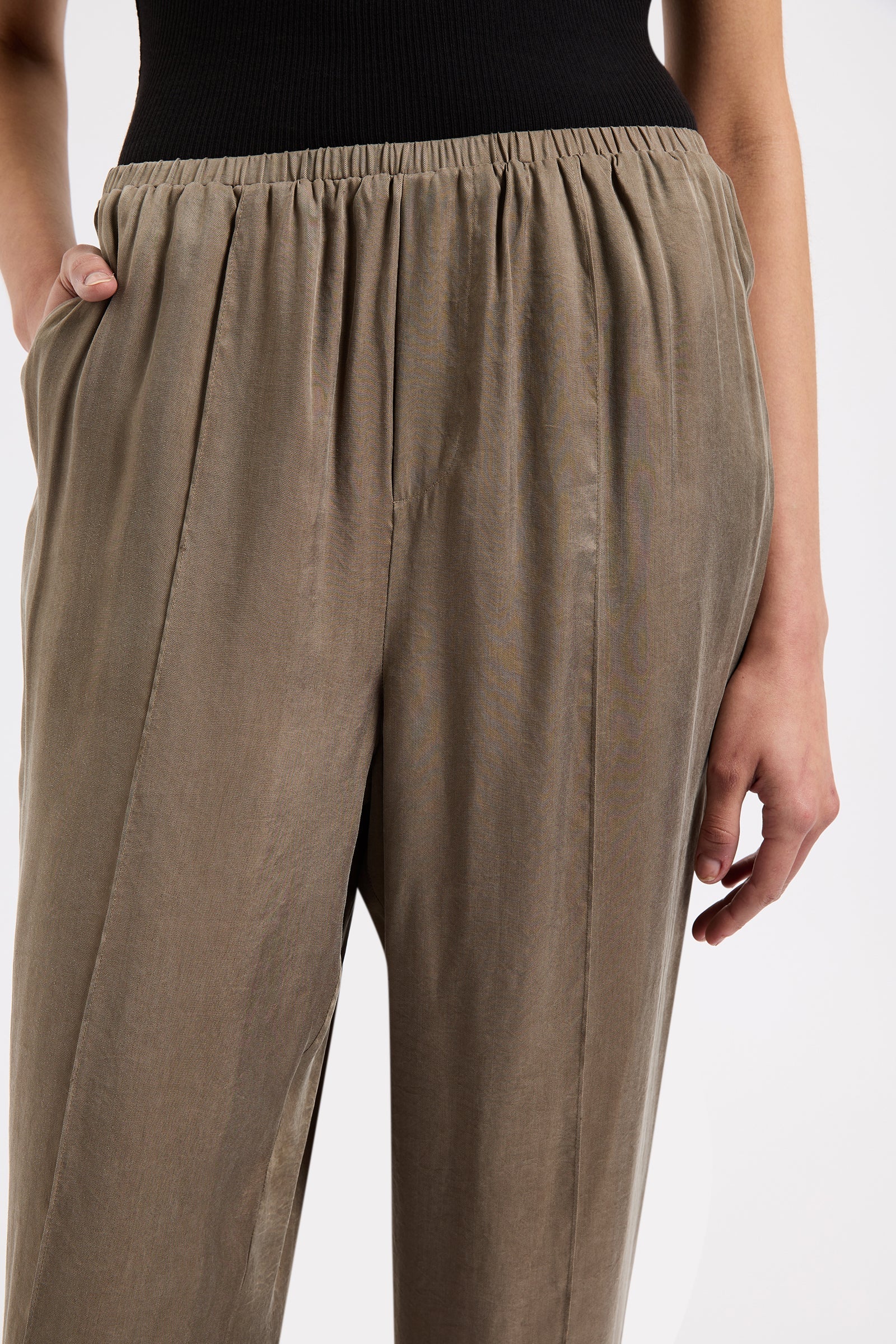 Nude Lucy | Seshni Tencel Pant - Chestnut