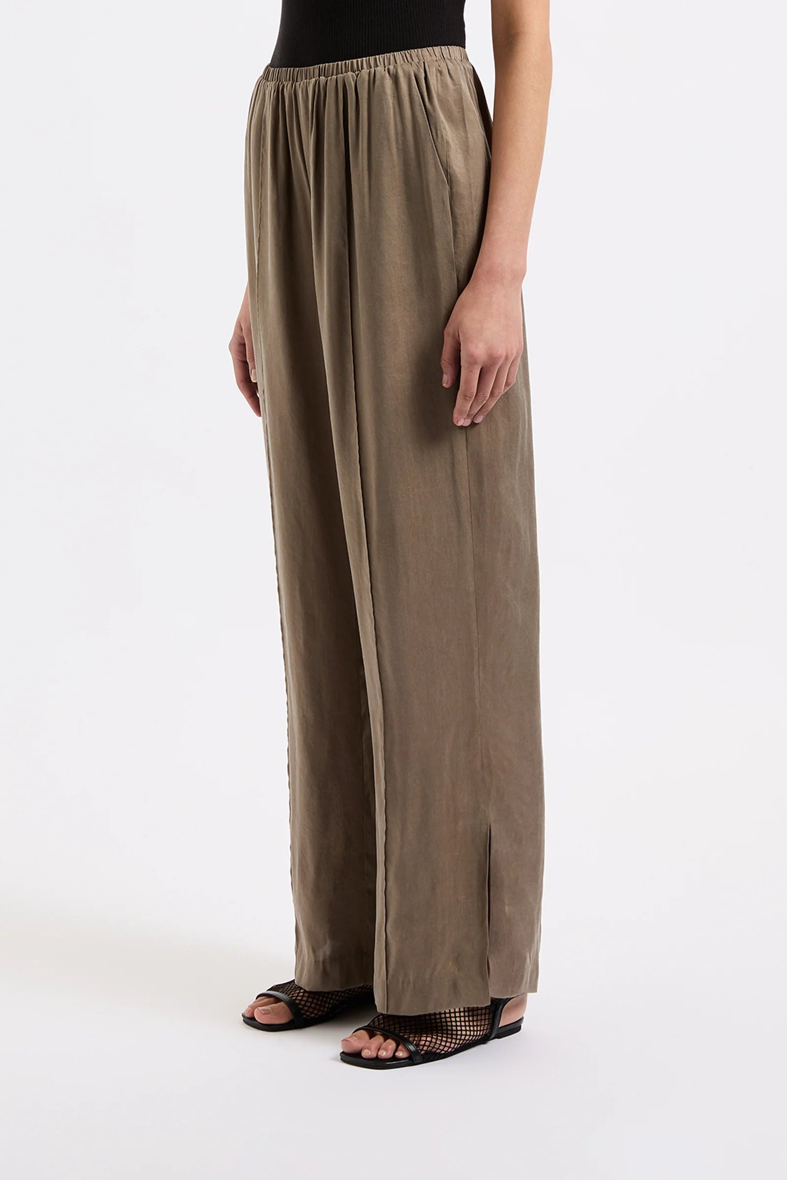 Nude Lucy | Seshni Tencel Pant - Chestnut