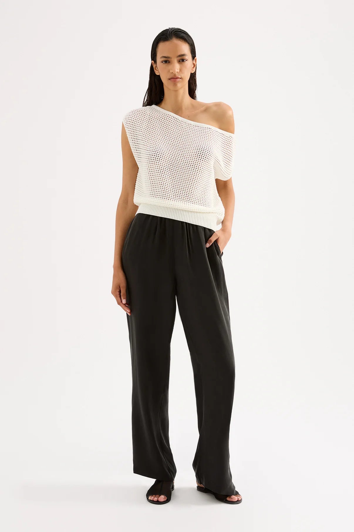 Nude Lucy | Linnea Cupro Pant  - Black