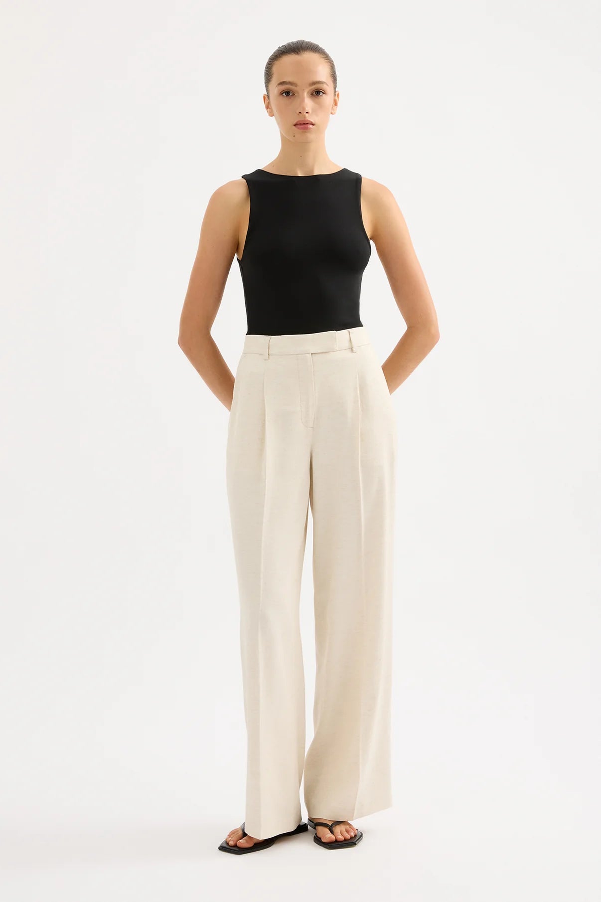 Nude Lucy | Logan Tailored Pant - Bone