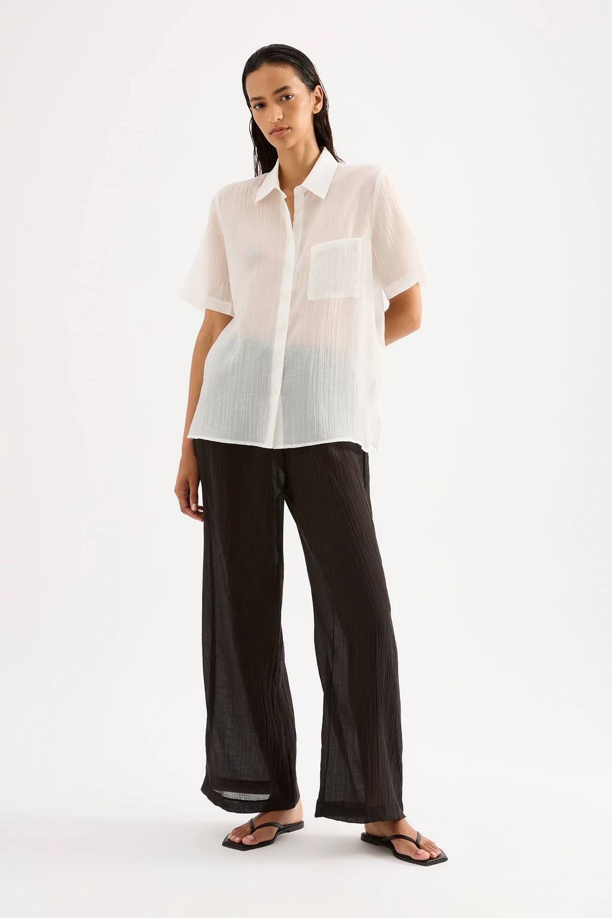 Nude Lucy | Montego Shirt - Salt