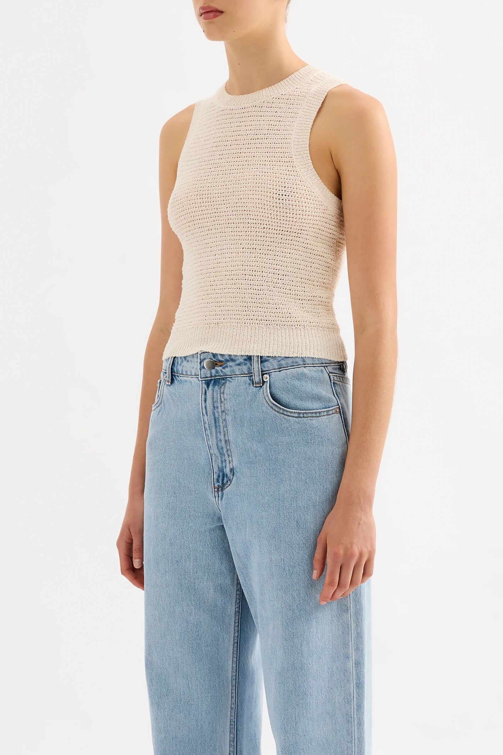 Nude Lucy | Ember Knit Tank - Cream