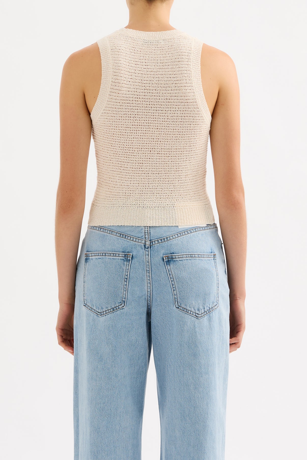 Nude Lucy | Ember Knit Tank - Cream