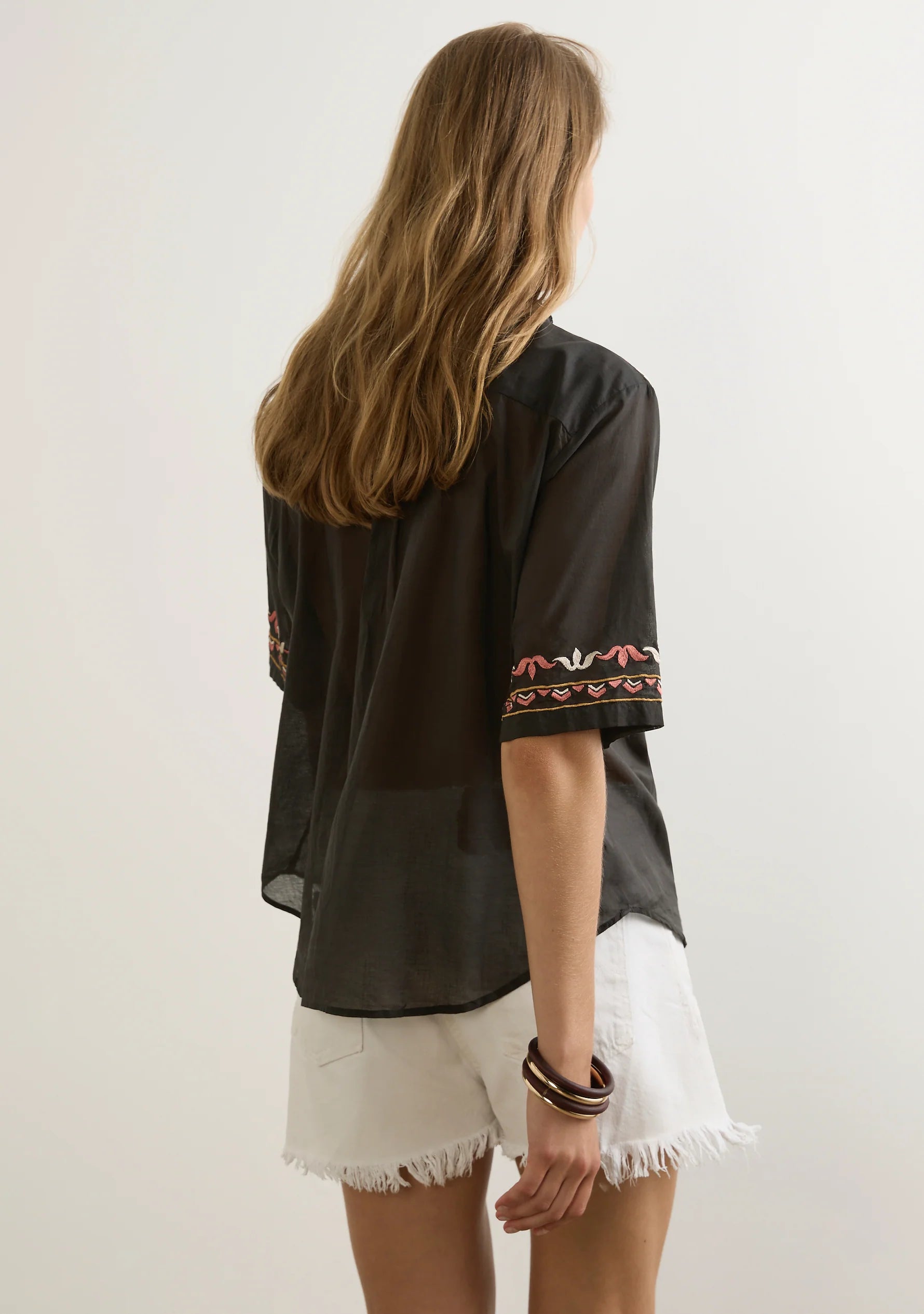 Auguste The Label | Vesper Embroidered Blouse