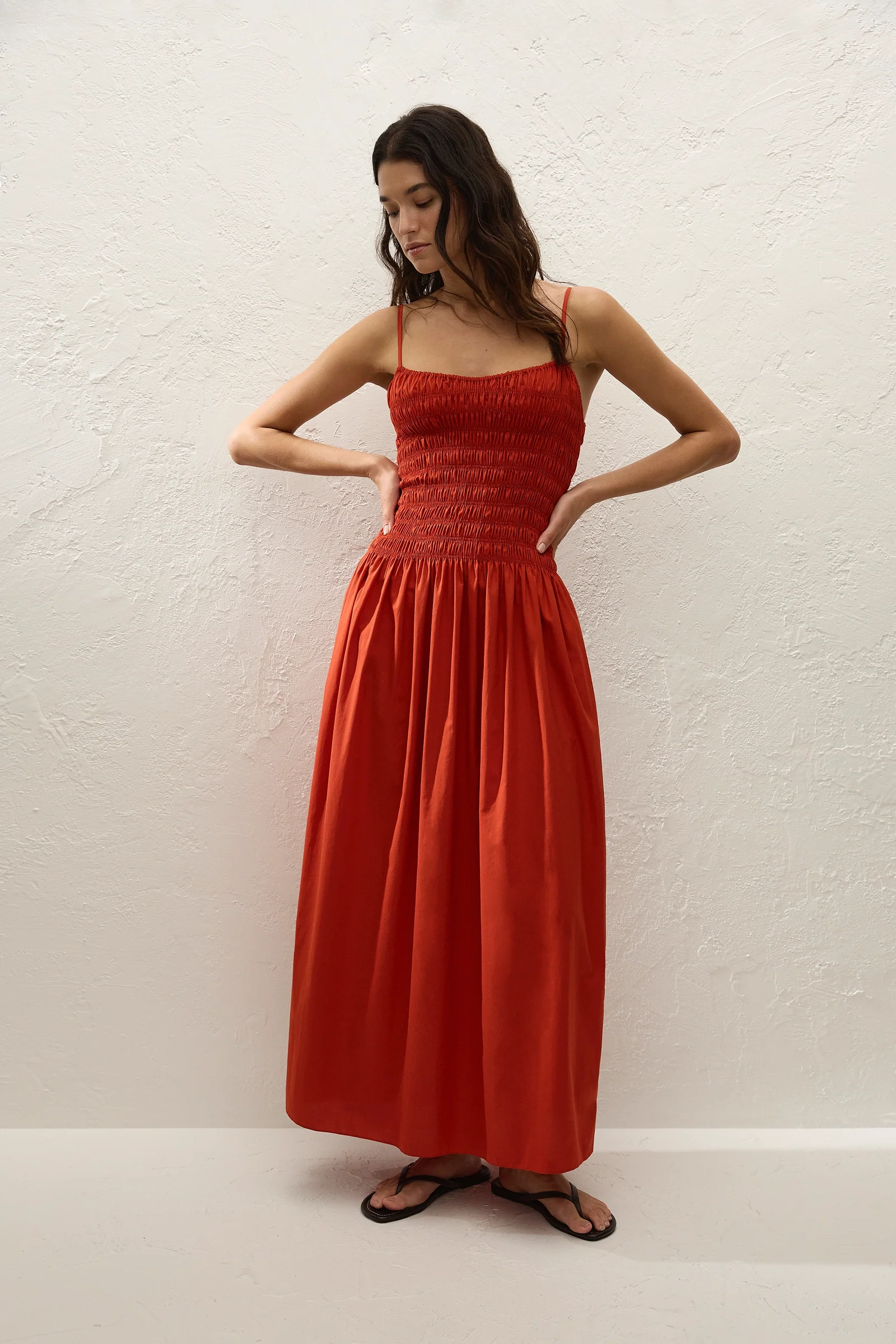 Faithfull The Brand | Araceli Maxi Dress - Dusty Tomato