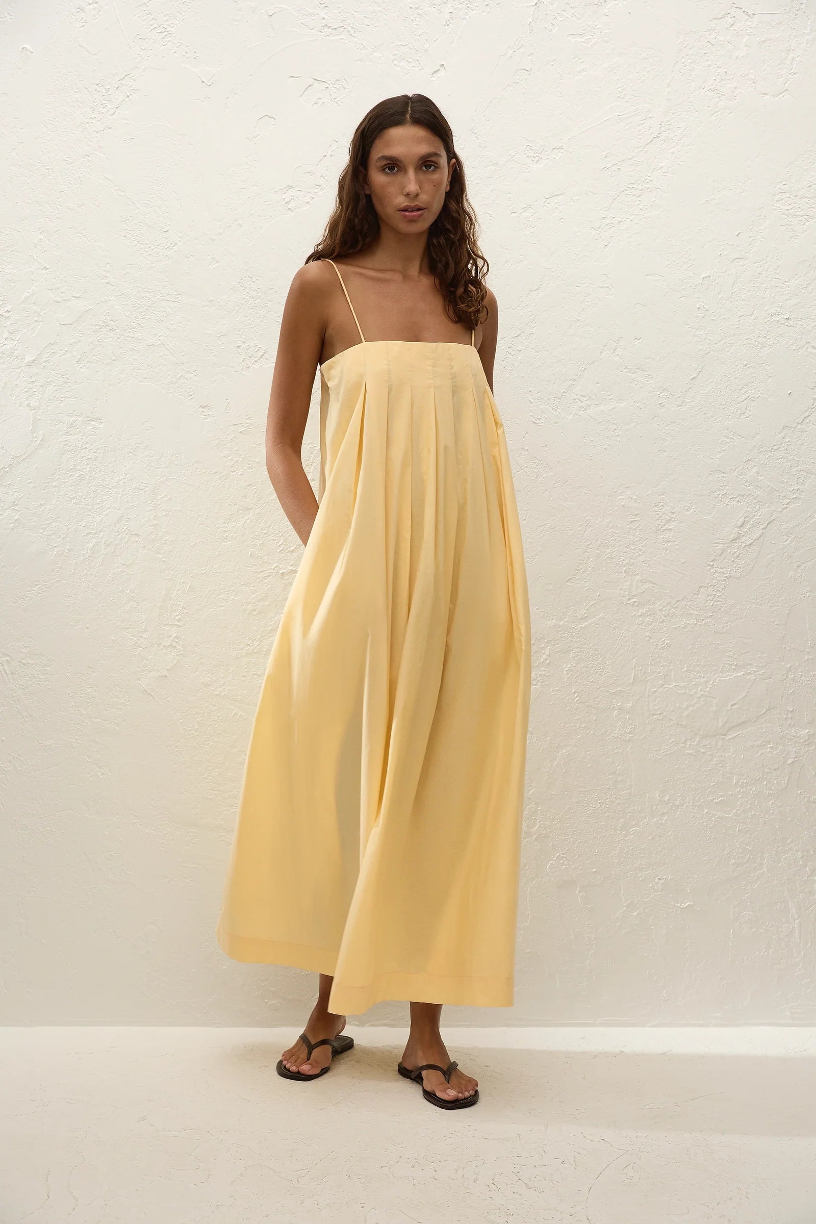 Faithfull The Brand | Lopez Midi Dress - Banana