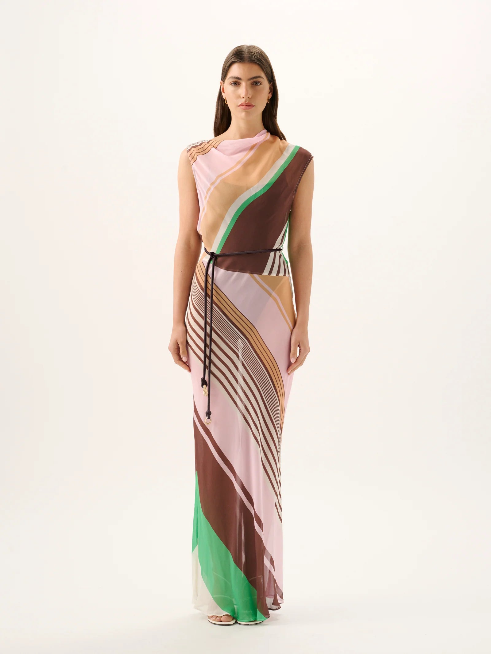 Roame | Capri Maxi Dress - Tango Stripe