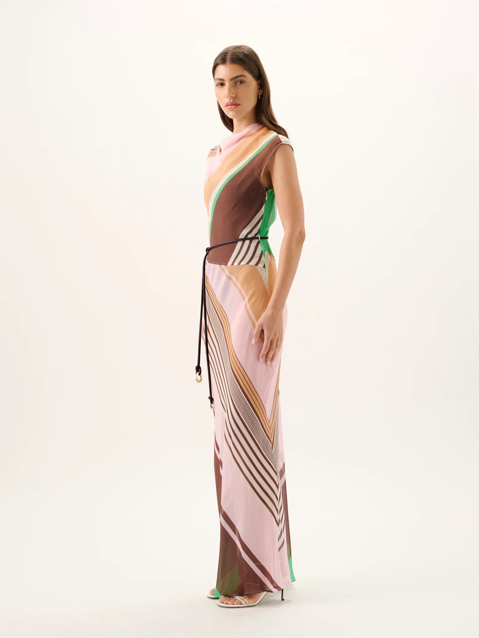 Roame | Capri Maxi Dress - Tango Stripe