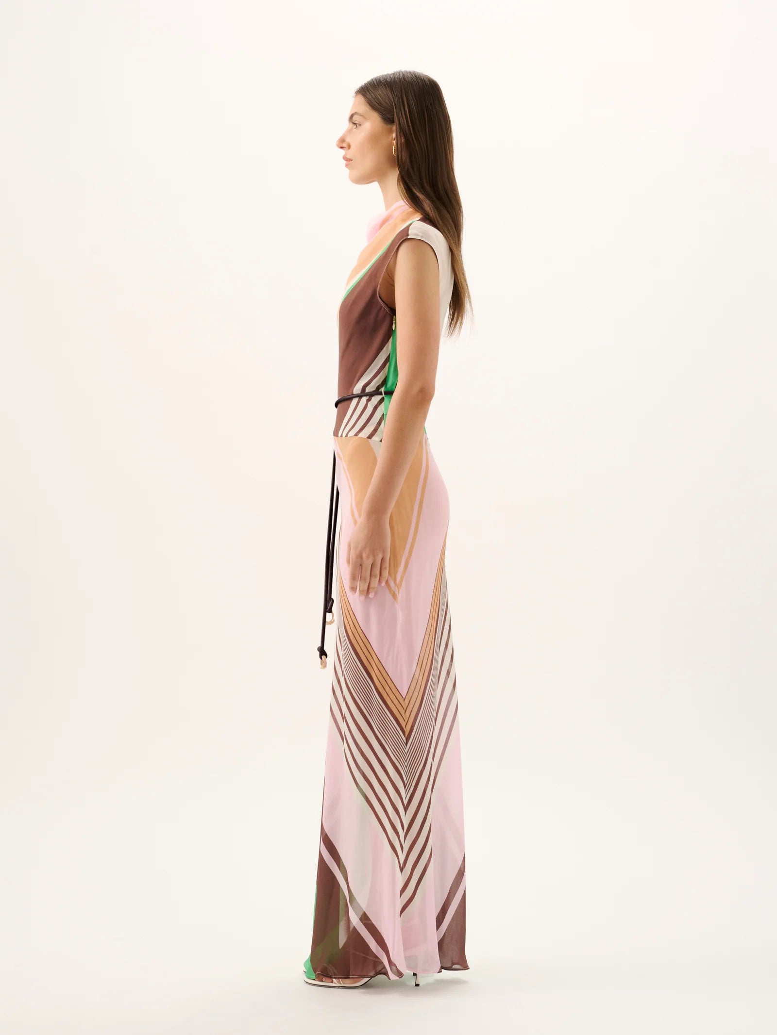 Roame | Capri Maxi Dress - Tango Stripe