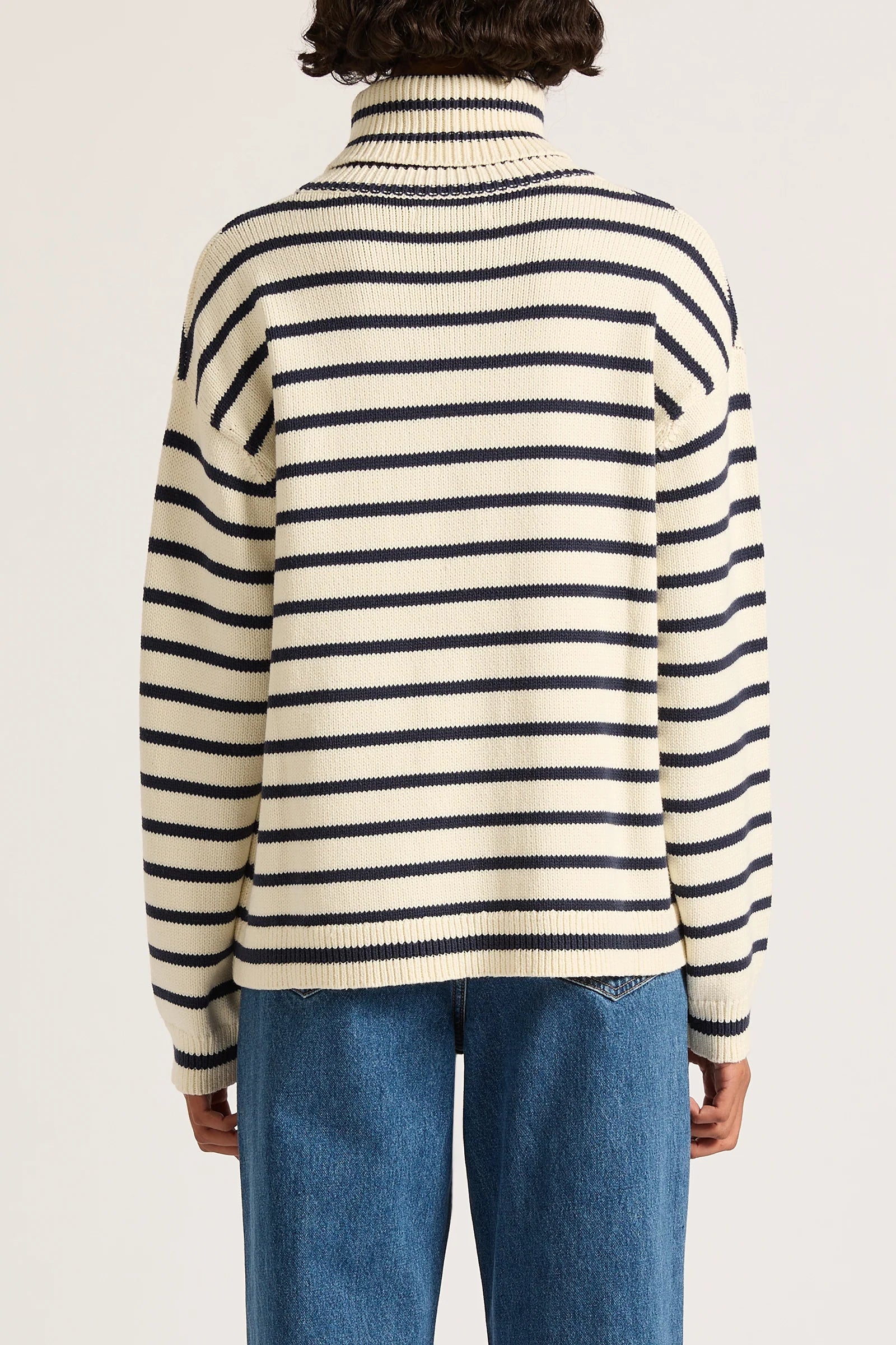 Nude Lucy | Kai Turtleneck - Navy Stripe