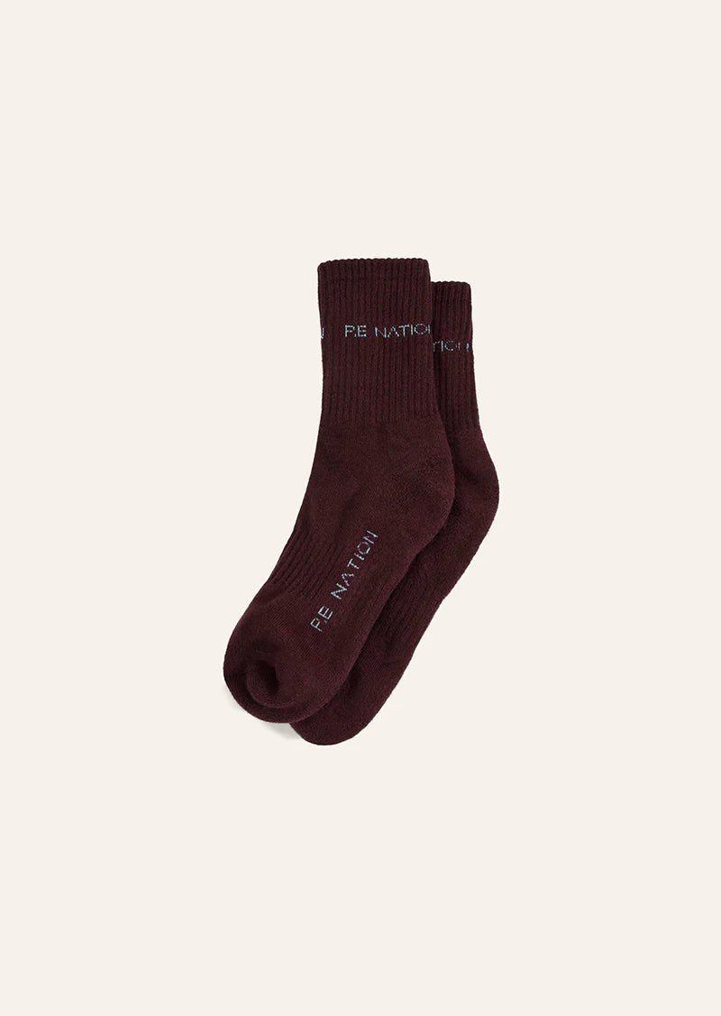 PE Nation | Signature Sock - Cabernet