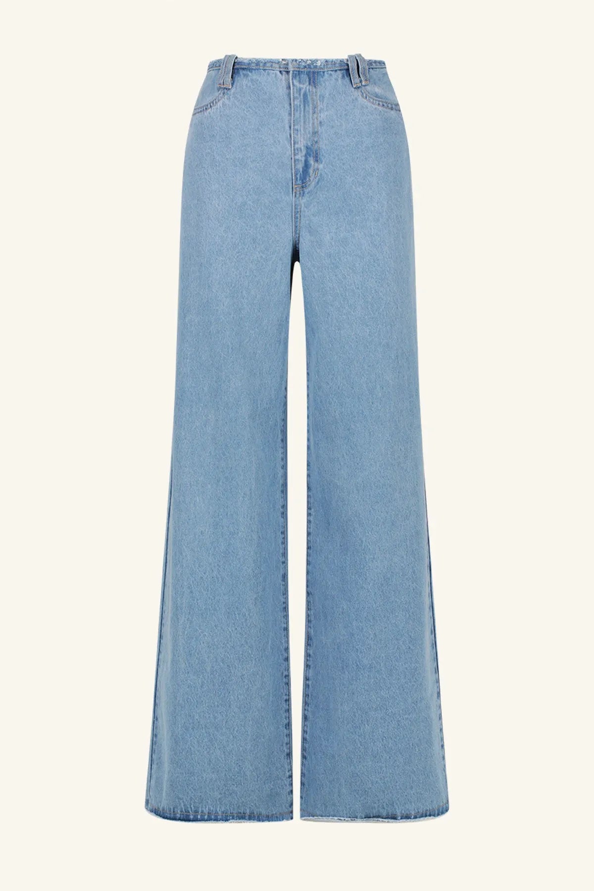 Shona Joy | Stella Wide Leg Jean - Mid Blue