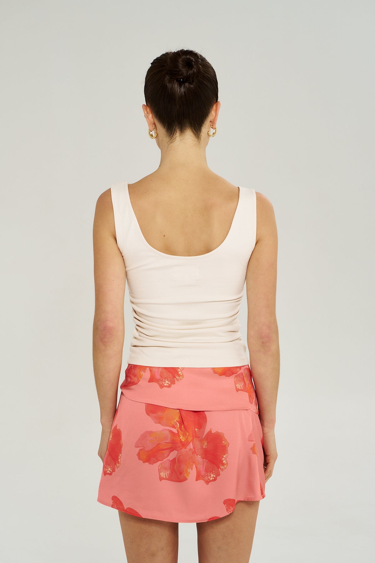 Summi Summi | Mini Wrap Skirt - Peach Petals