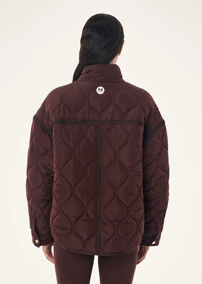 PE Nation | Surge Quilt Jacket - Mahogany