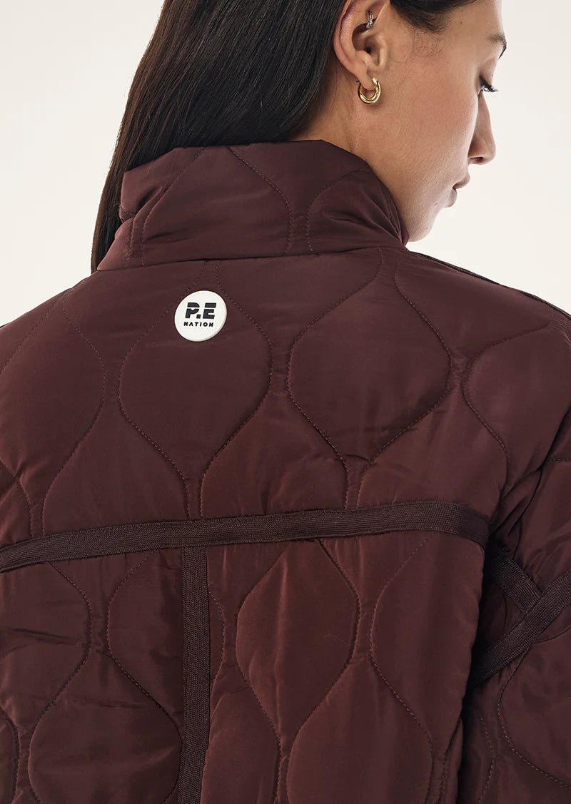 PE Nation | Surge Quilt Jacket - Mahogany