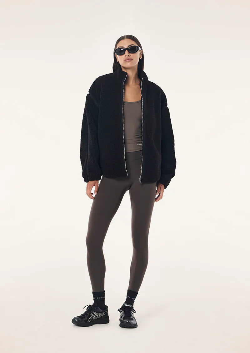 PE Nation | Surge Teddy Jacket - Black