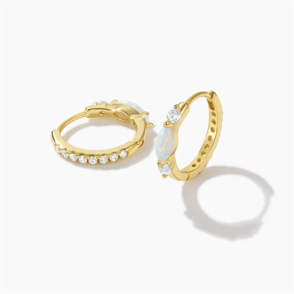 R&T | Aurora Moonstone Hoops