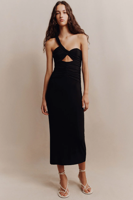 Shona Joy | Yvette One Shoulder Midi Dress