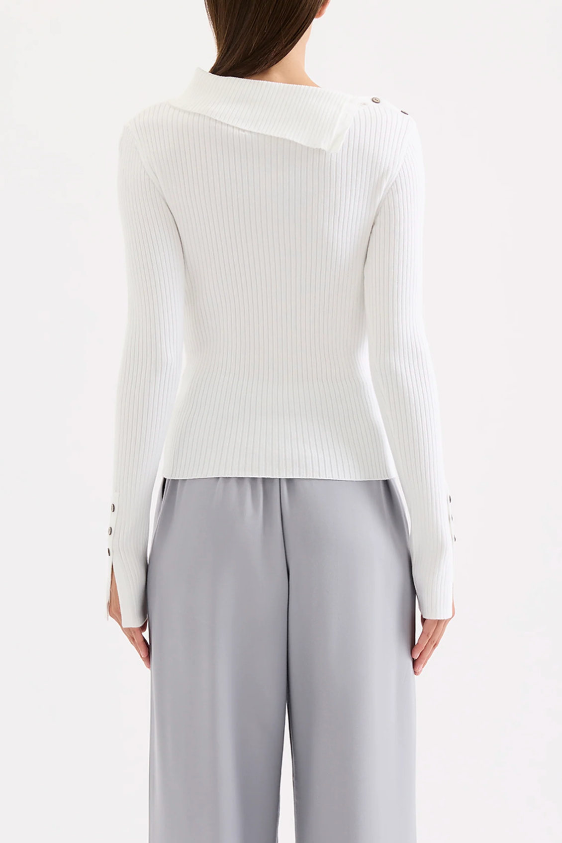 Nude Lucy | Dreyfos Knit LS Top - Salt